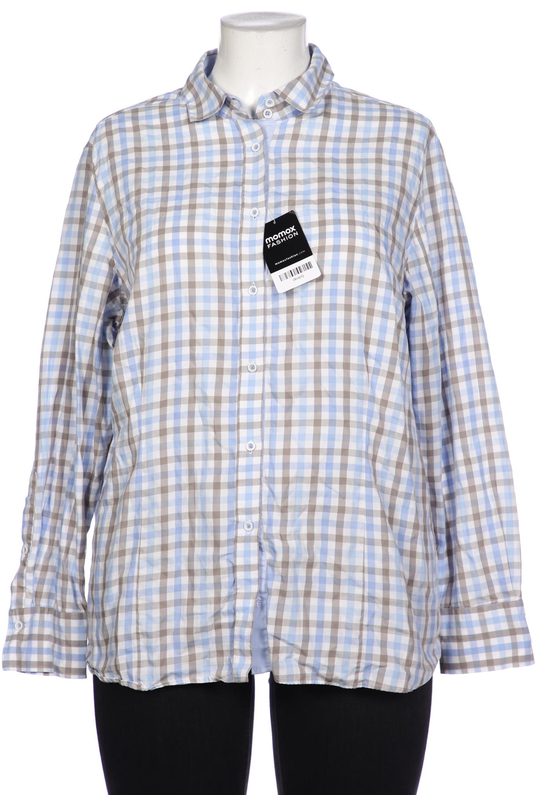 

eterna Damen Bluse, hellblau, Gr. 48
