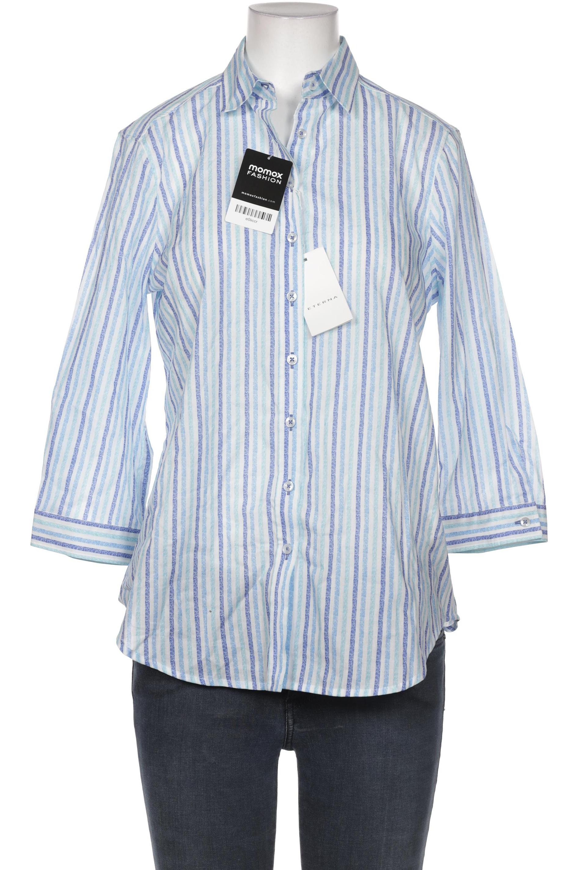 

eterna Damen Bluse, blau, Gr. 38