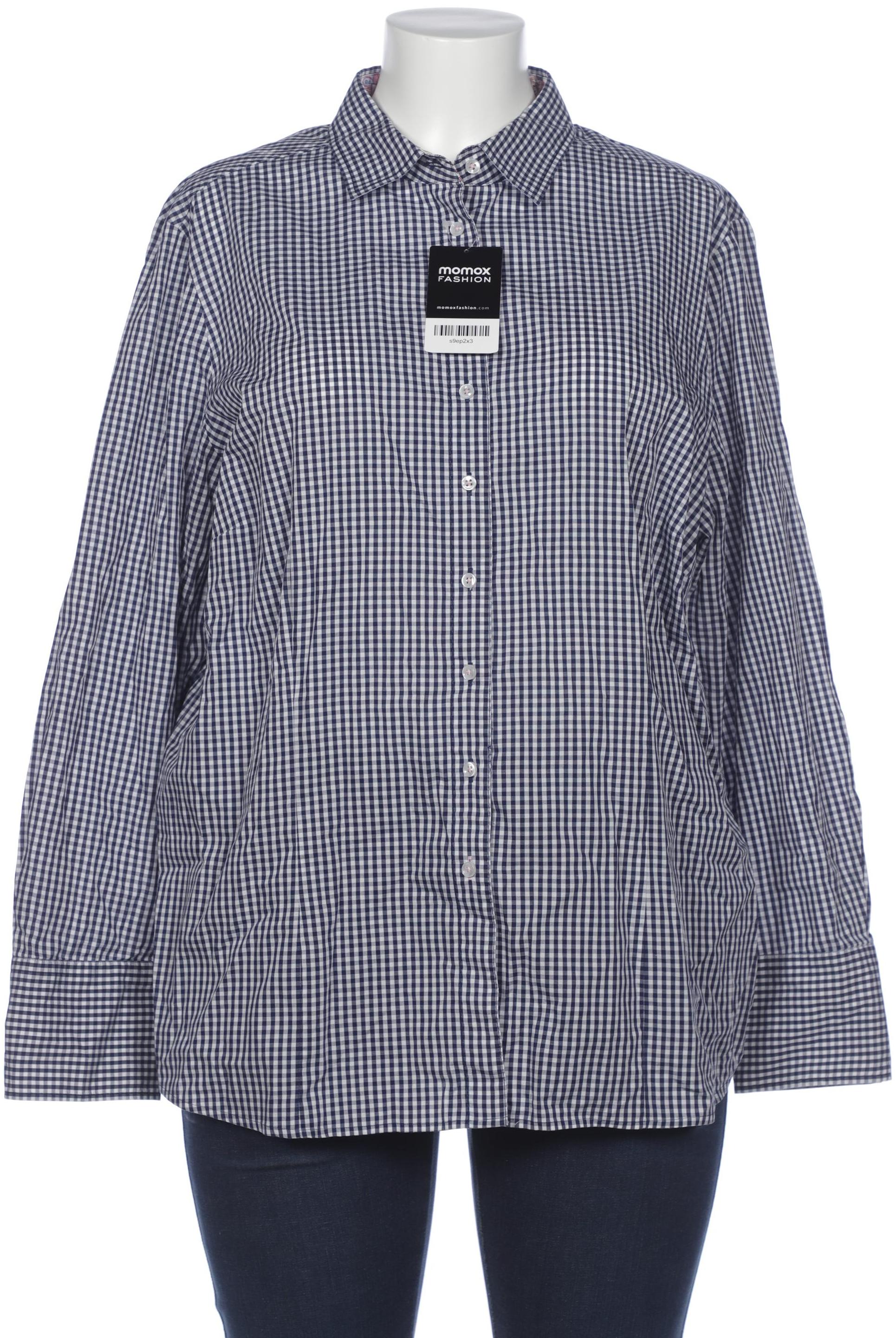 

eterna Damen Bluse, marineblau, Gr. 48