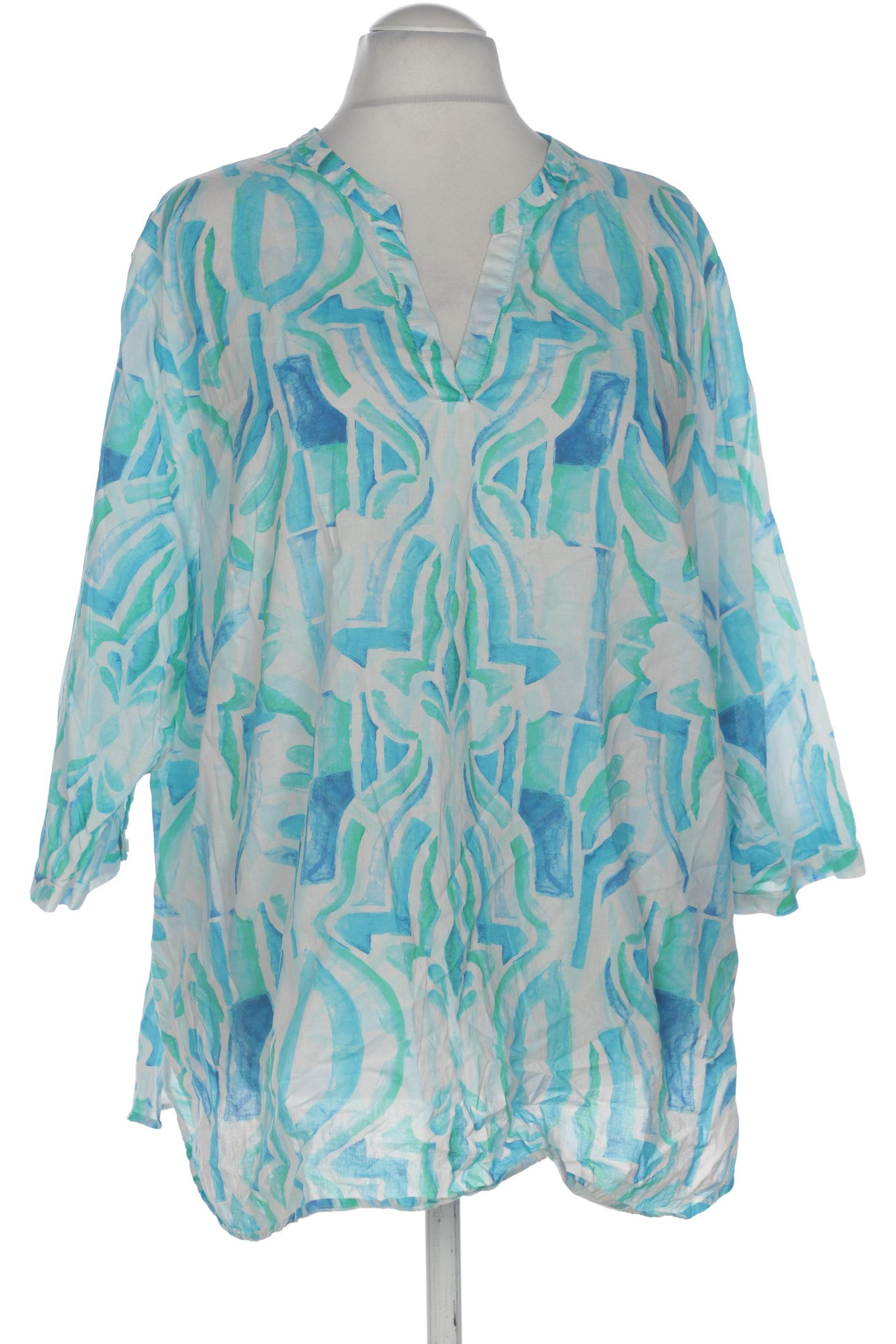 

eterna Damen Bluse, blau, Gr. 54