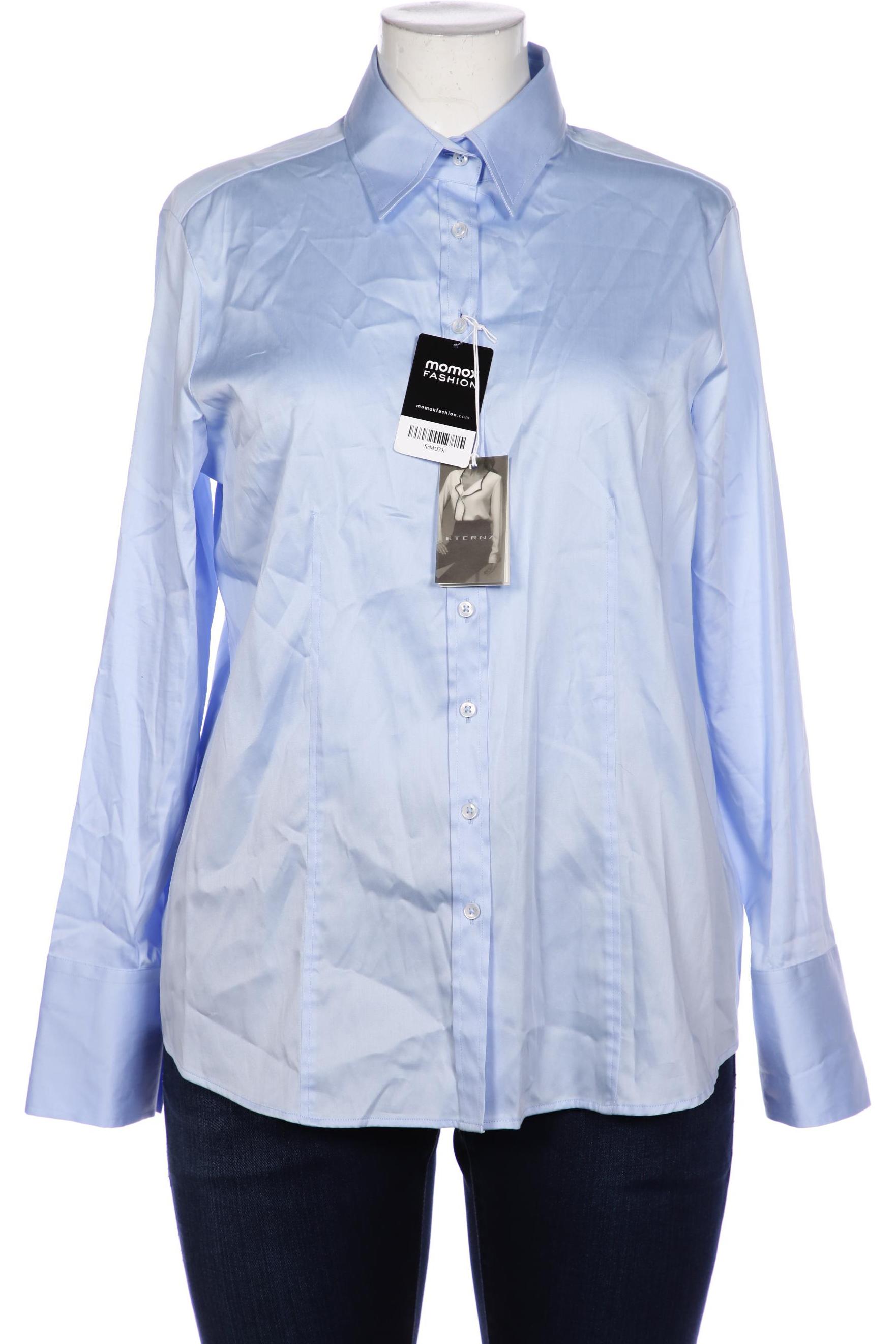 

eterna Damen Bluse, hellblau, Gr. 44
