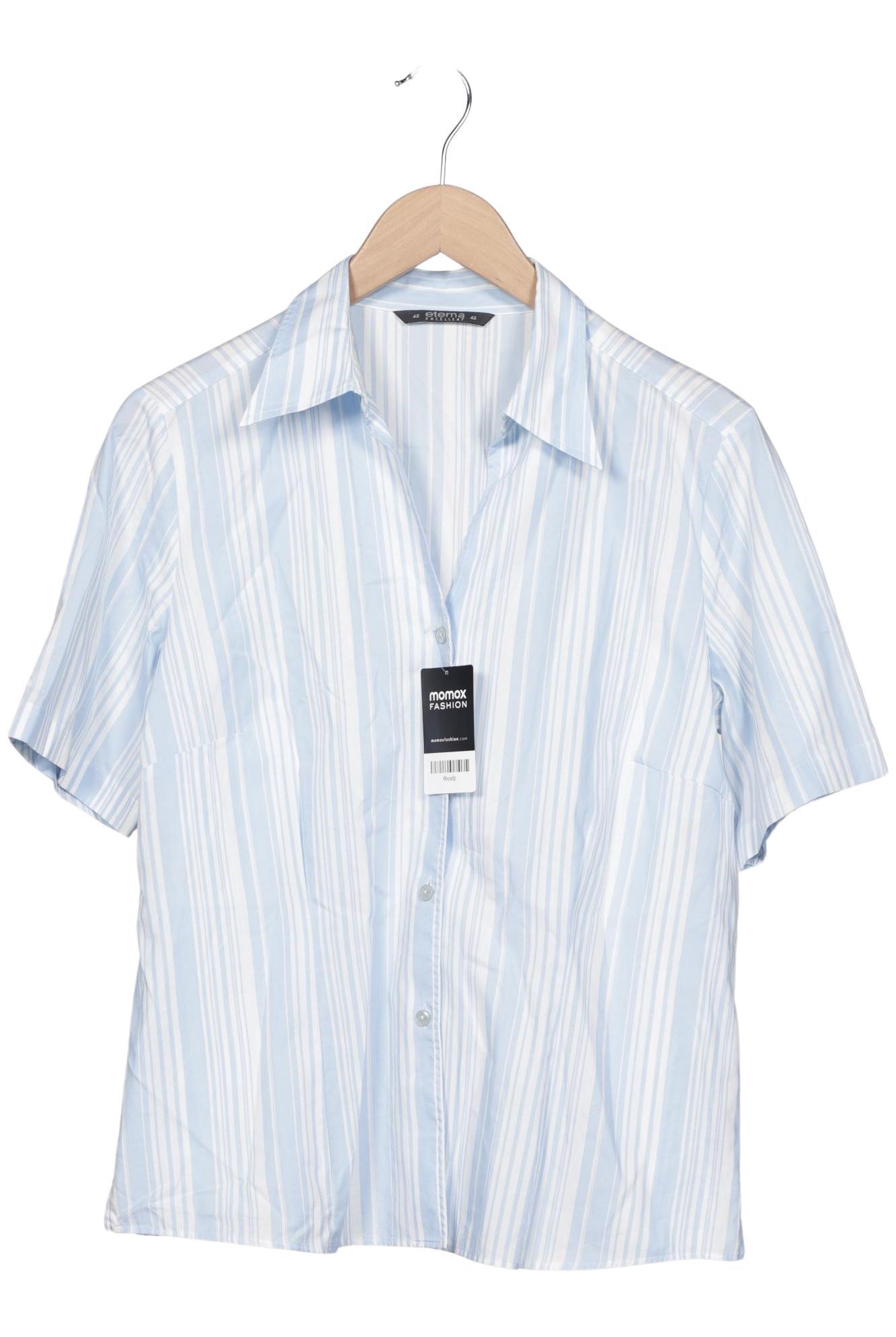 

eterna Damen Bluse, hellblau, Gr. 42