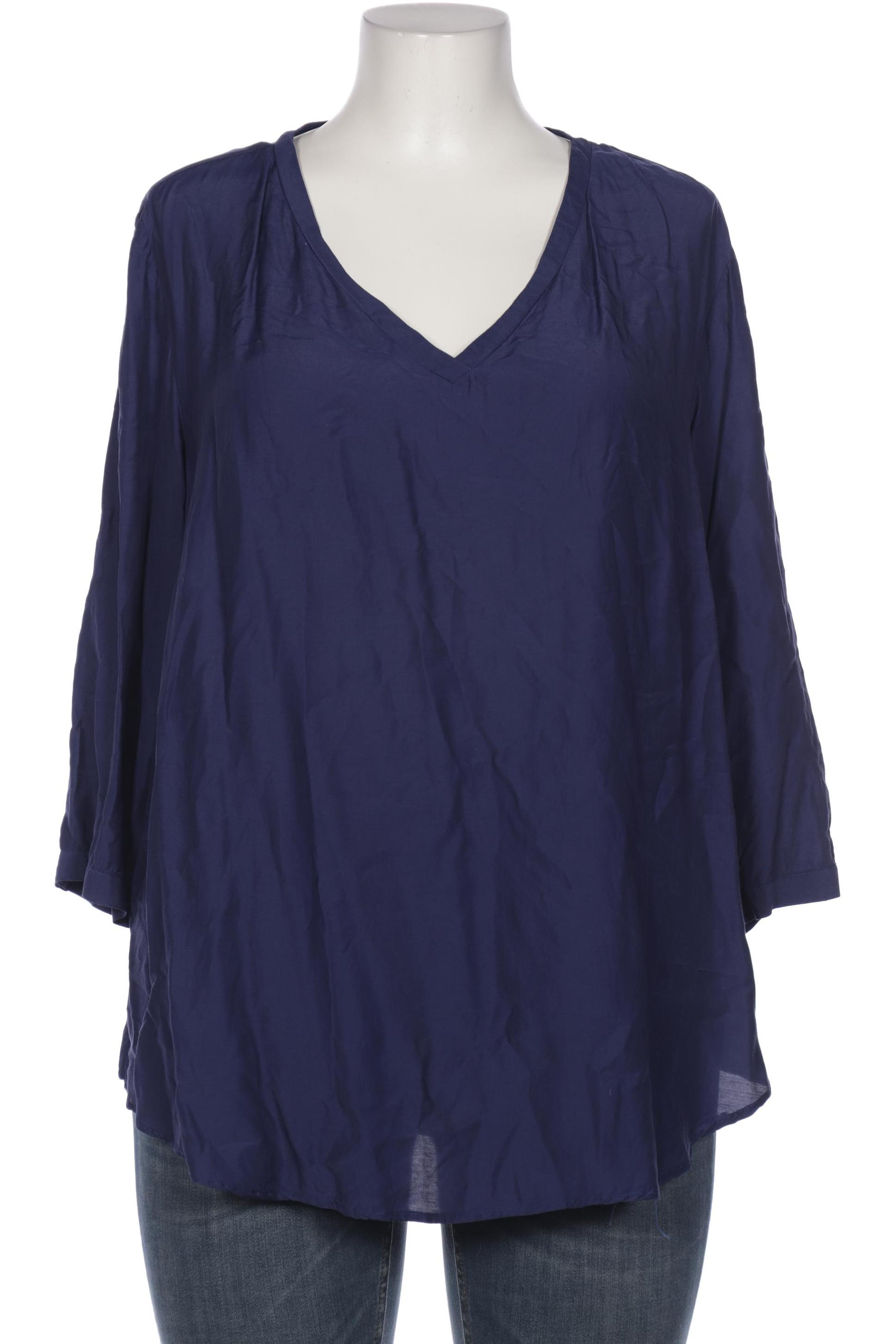 

eterna Damen Bluse, blau, Gr. 48