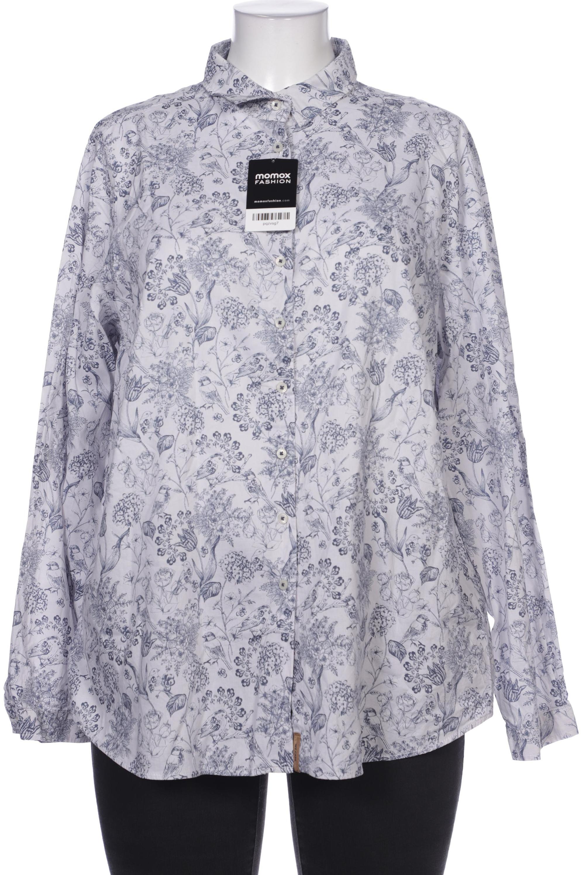 

eterna Damen Bluse, blau, Gr. 48