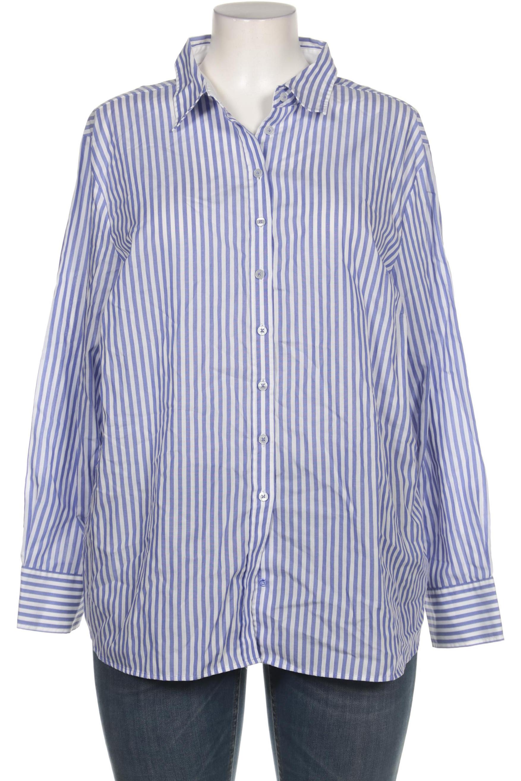 

eterna Damen Bluse, blau, Gr. 52