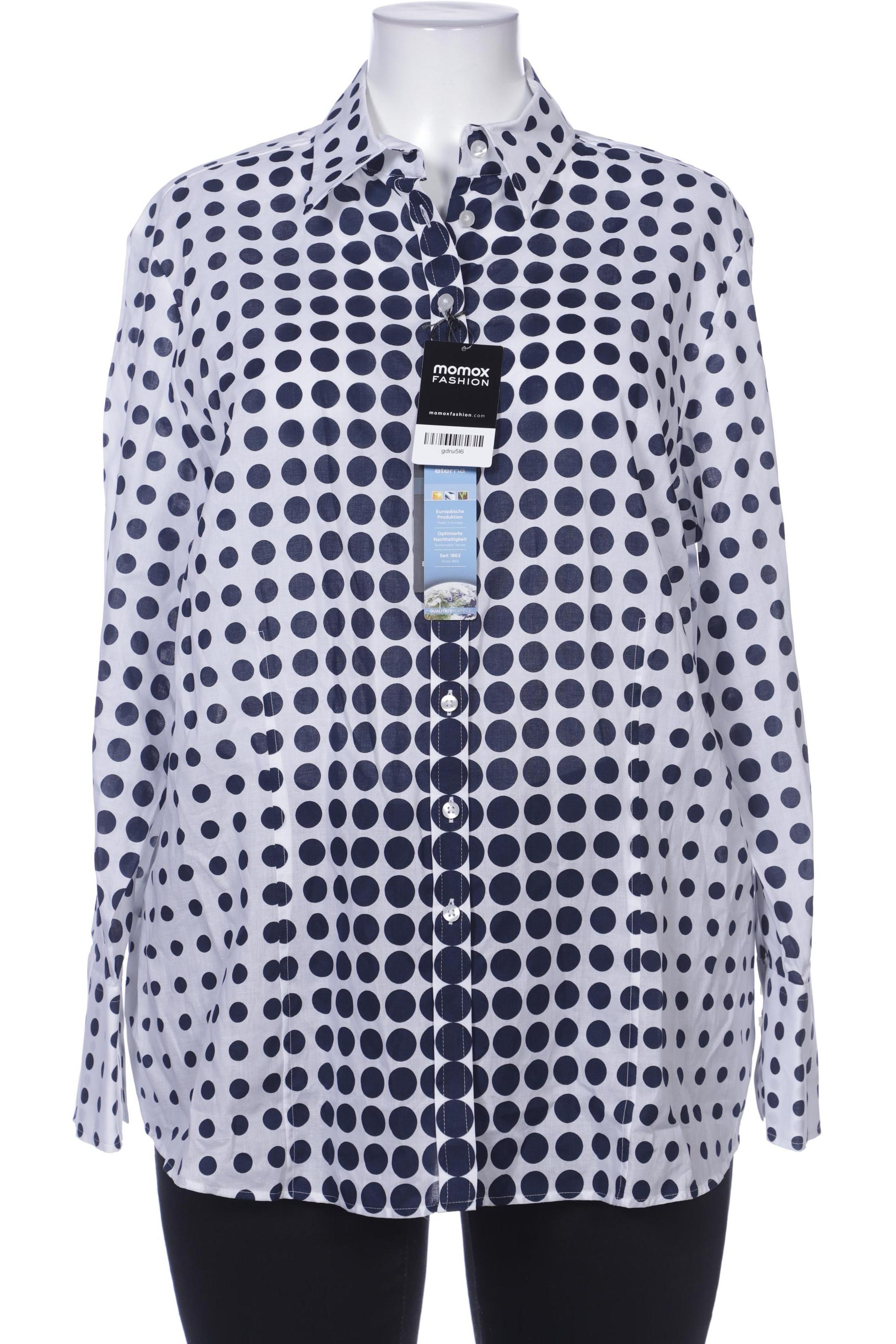 

eterna Damen Bluse, weiß, Gr. 48