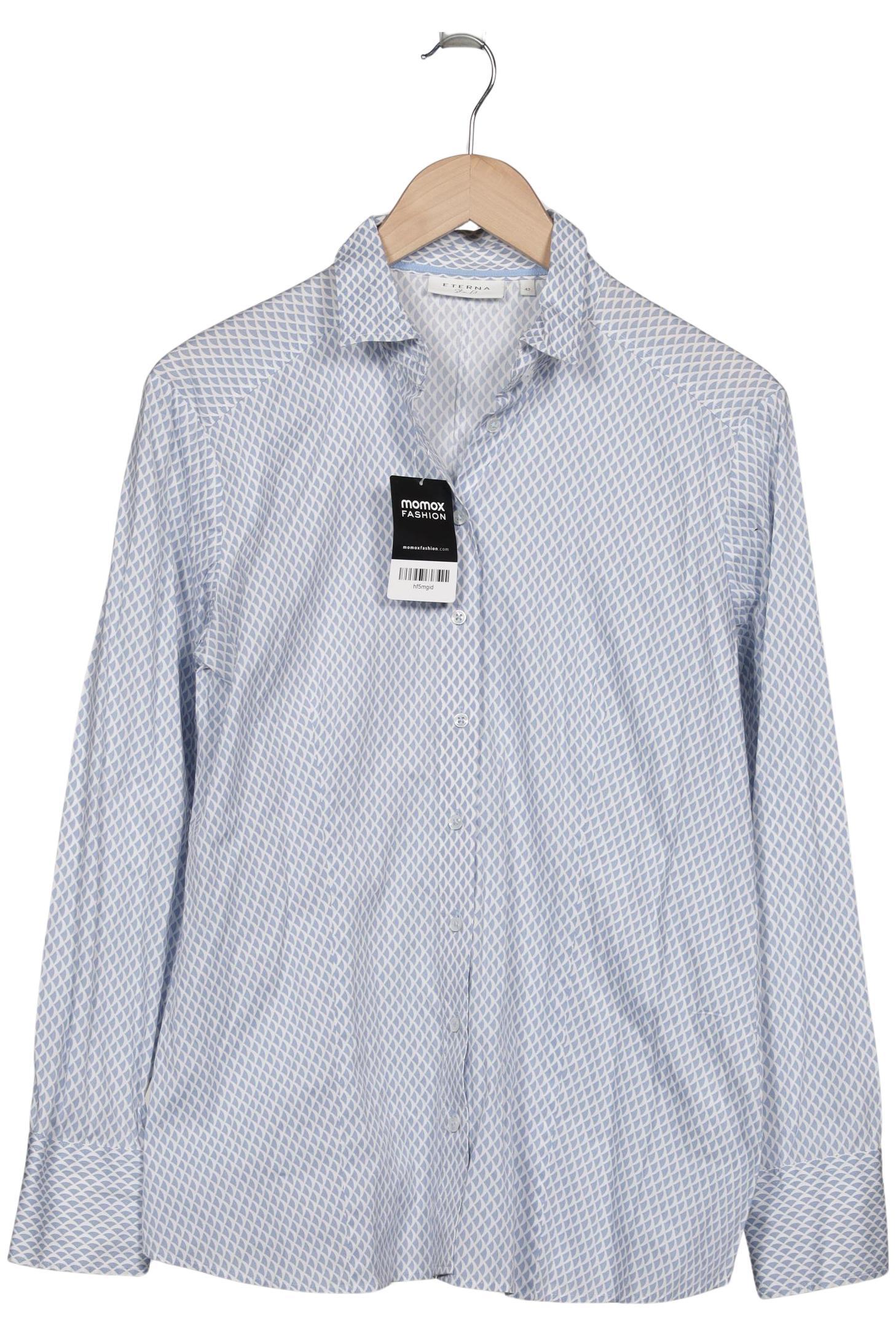 

eterna Damen Bluse, blau, Gr. 42