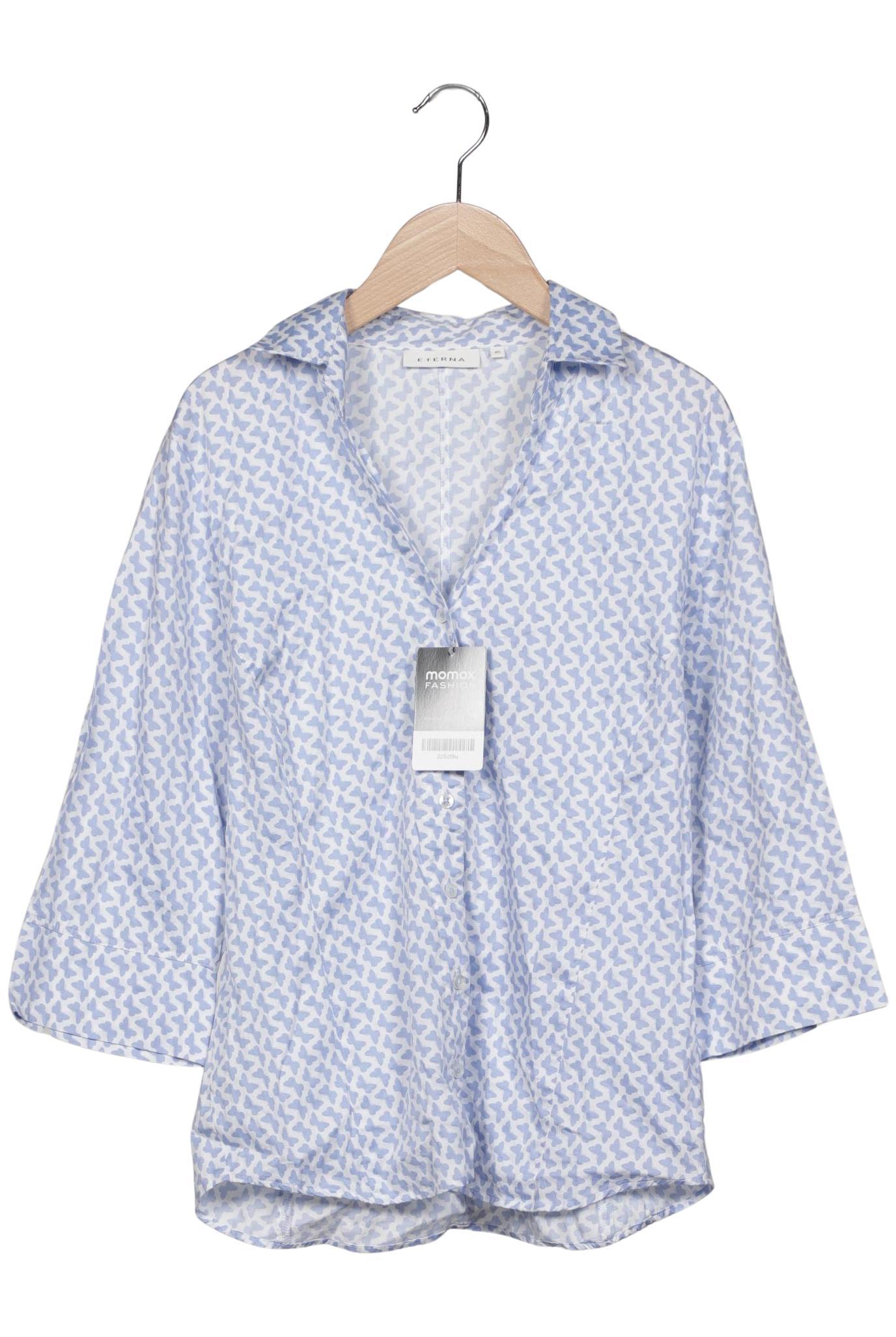 

eterna Damen Bluse, hellblau, Gr. 40