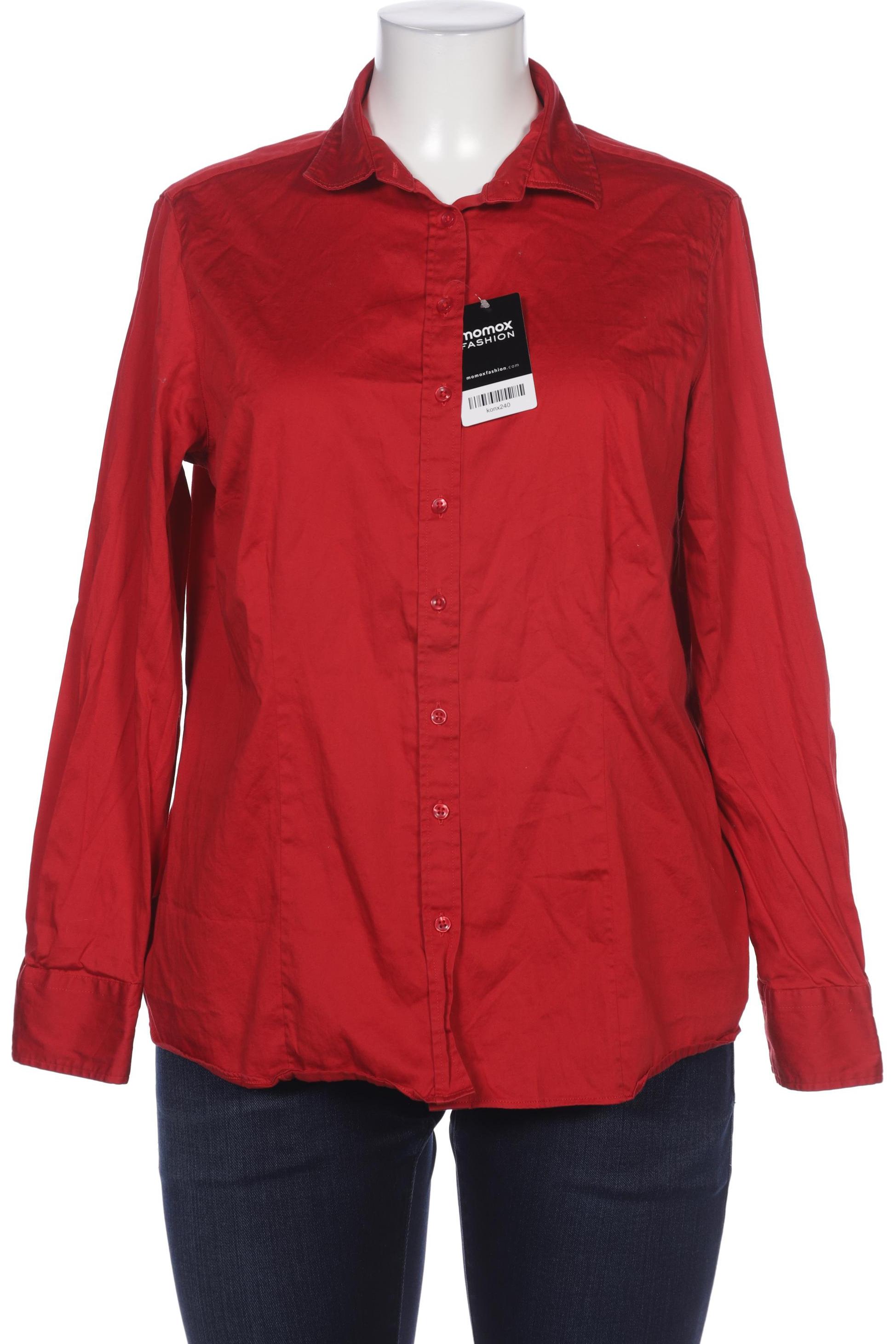 

eterna Damen Bluse, rot, Gr. 46