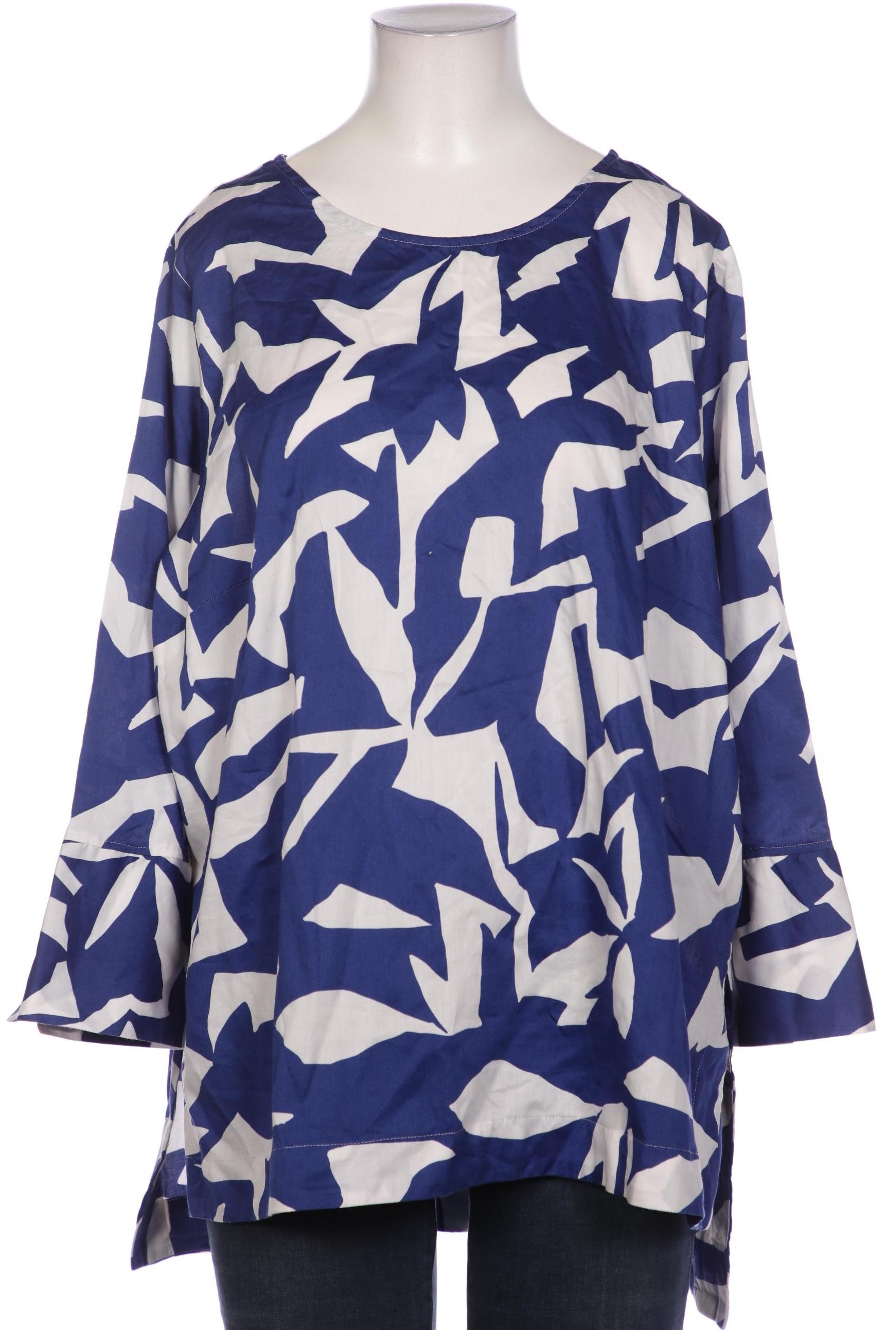 

eterna Damen Bluse, blau, Gr. 48
