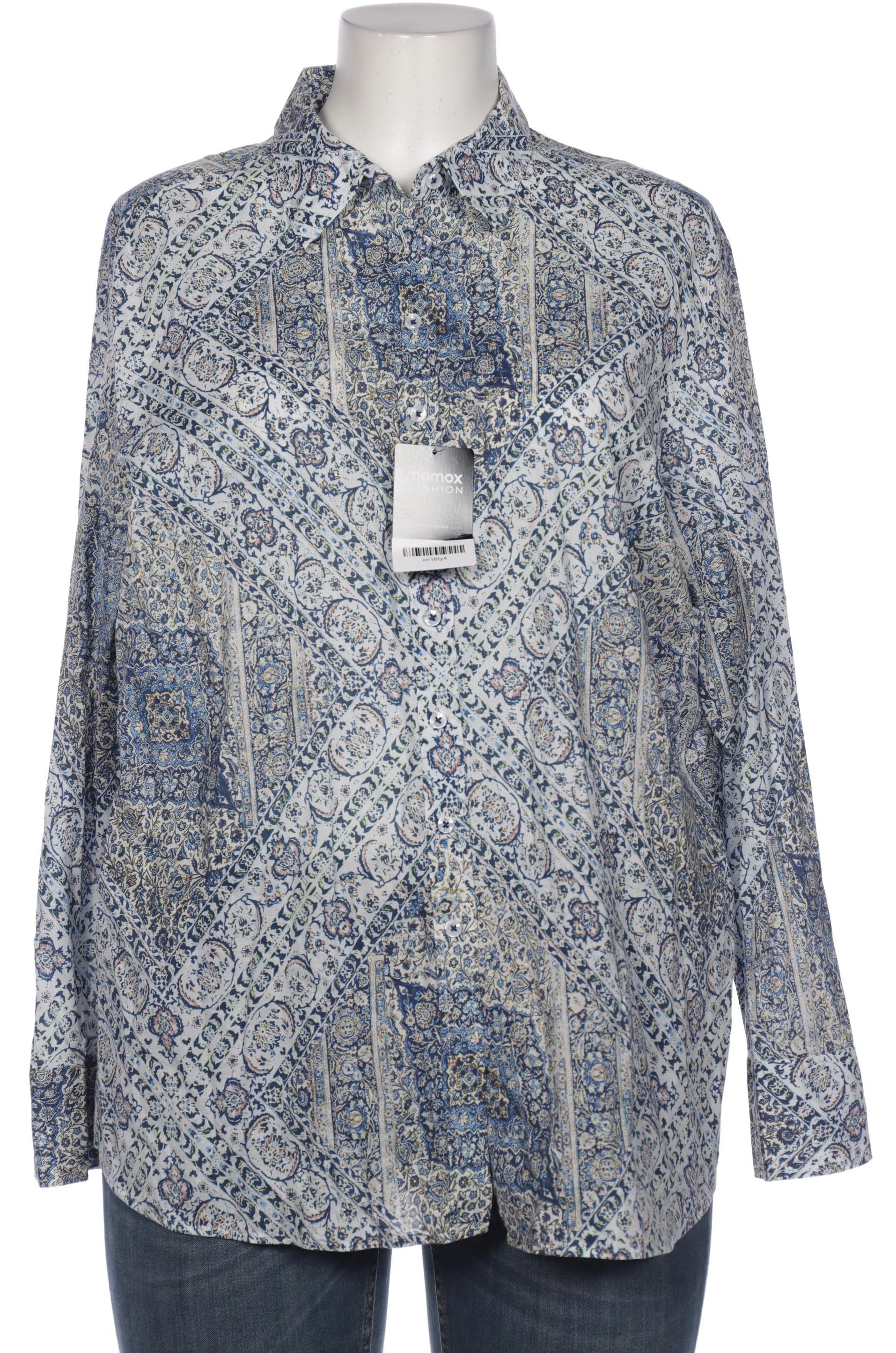

eterna Damen Bluse, blau, Gr. 50