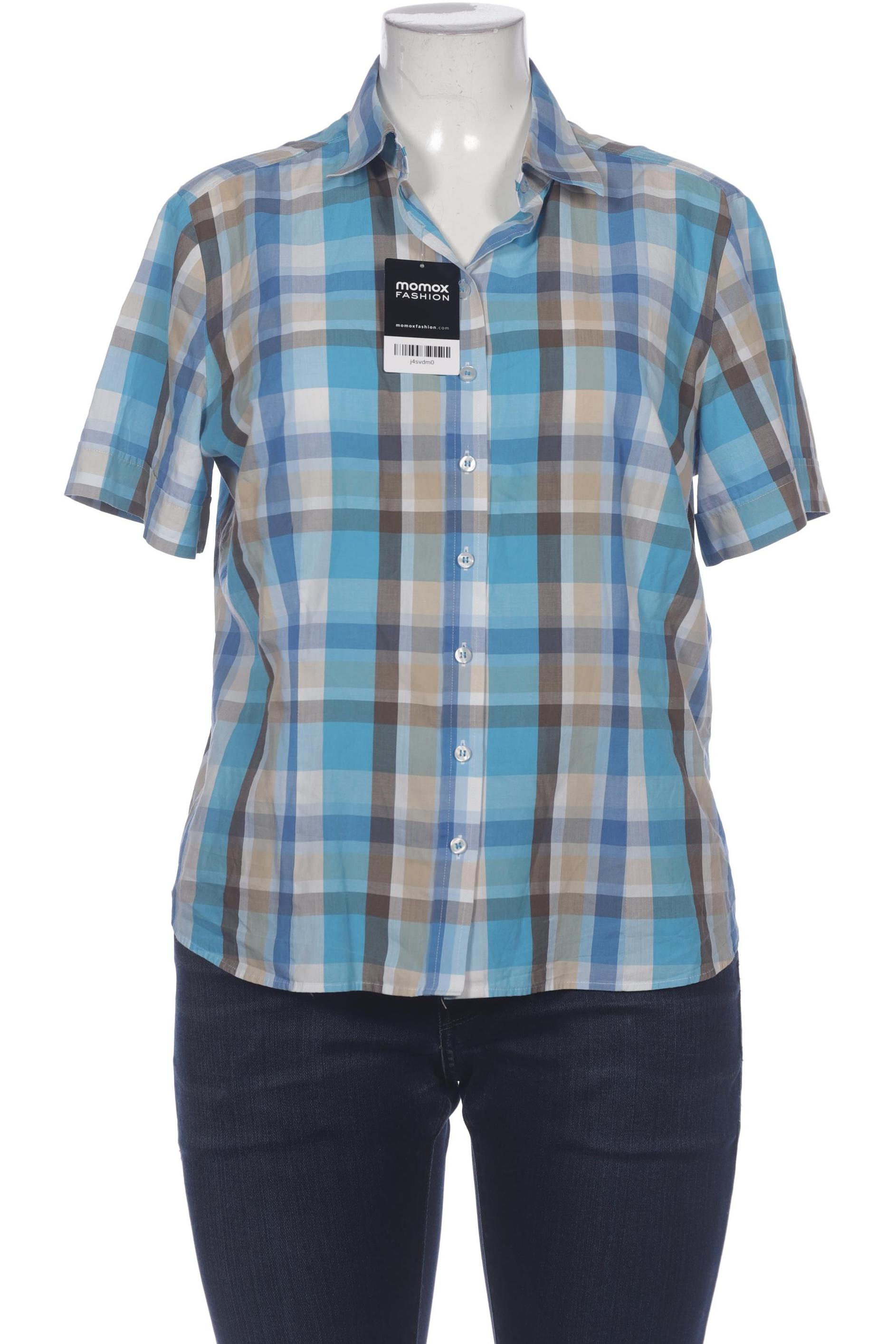 

eterna Damen Bluse, blau, Gr. 44