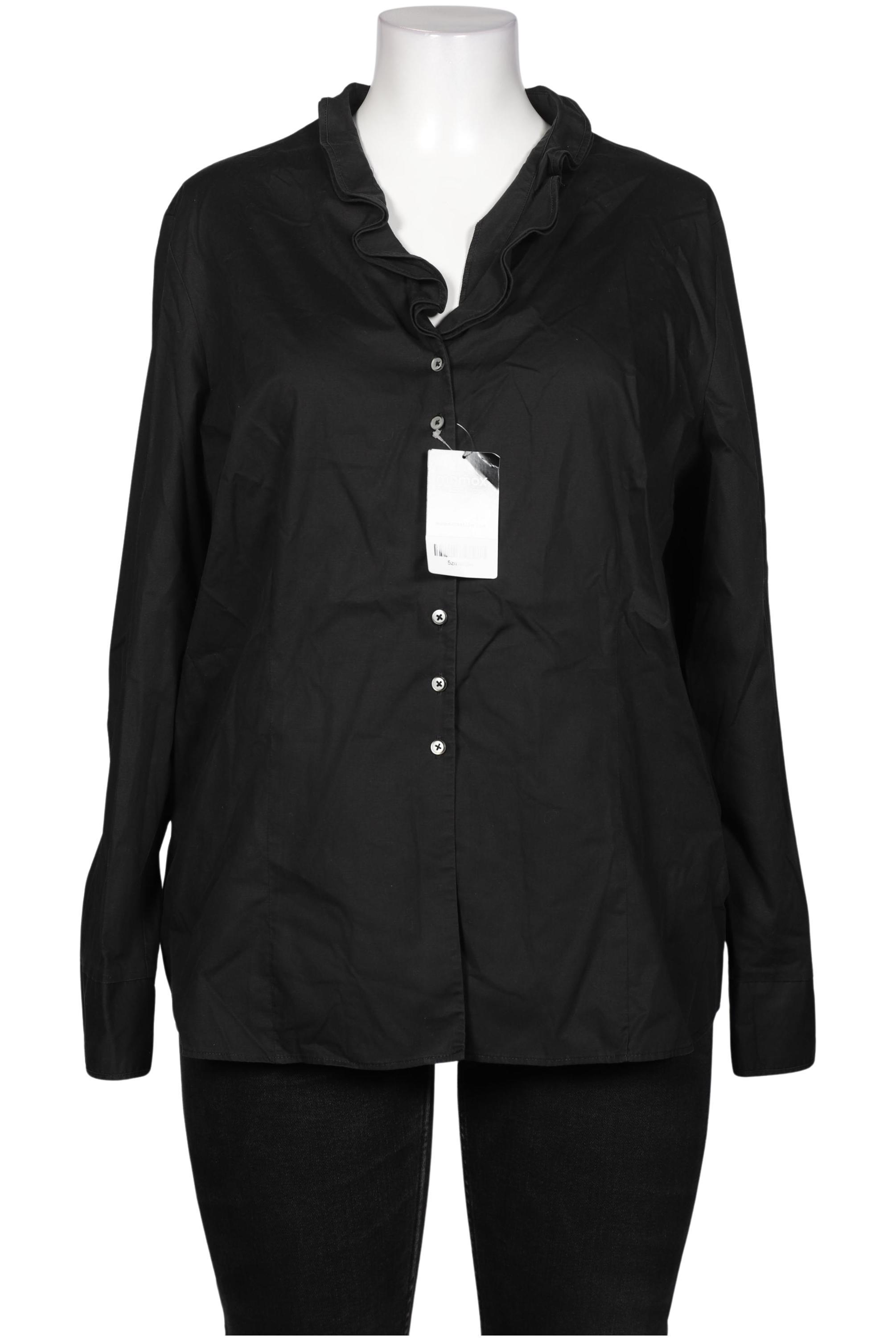 

eterna Damen Bluse, schwarz, Gr. 48