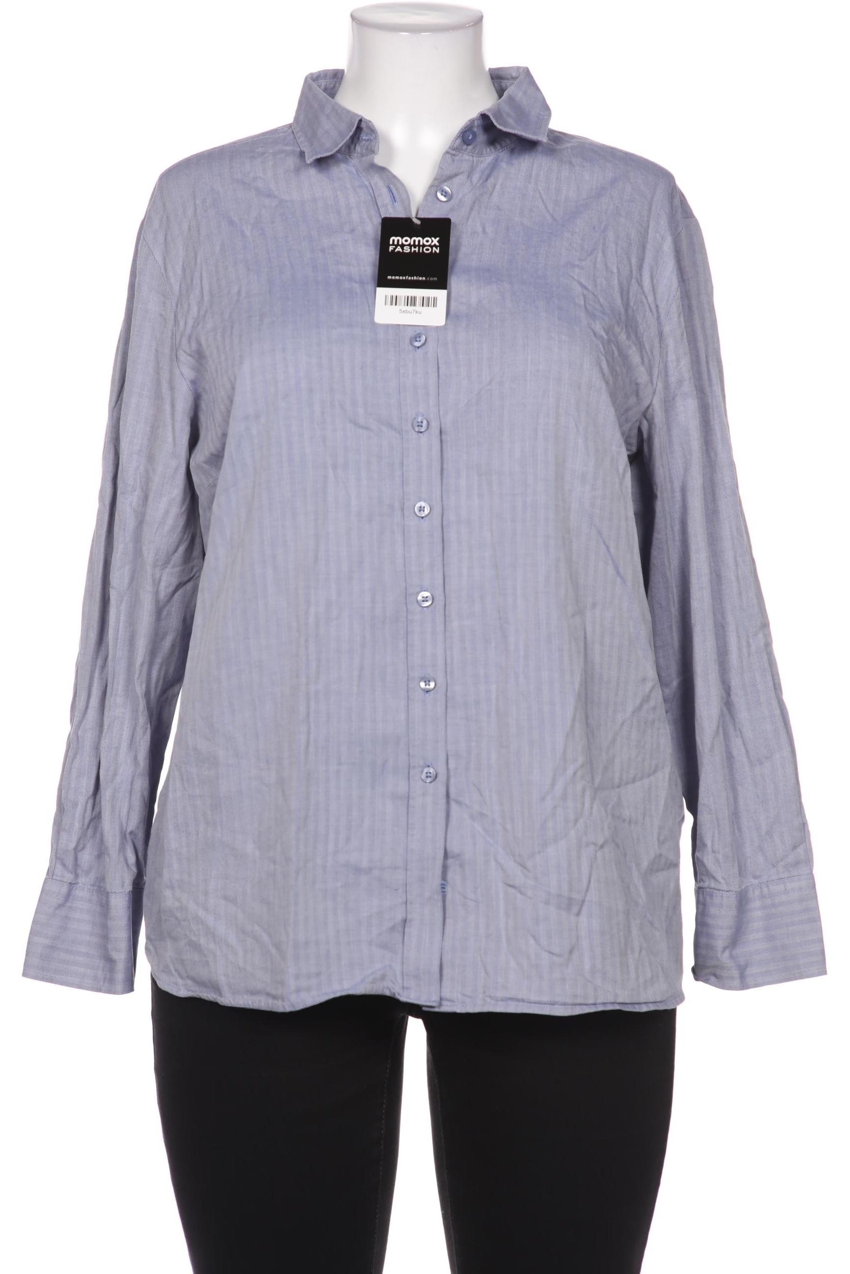 

eterna Damen Bluse, blau, Gr. 46