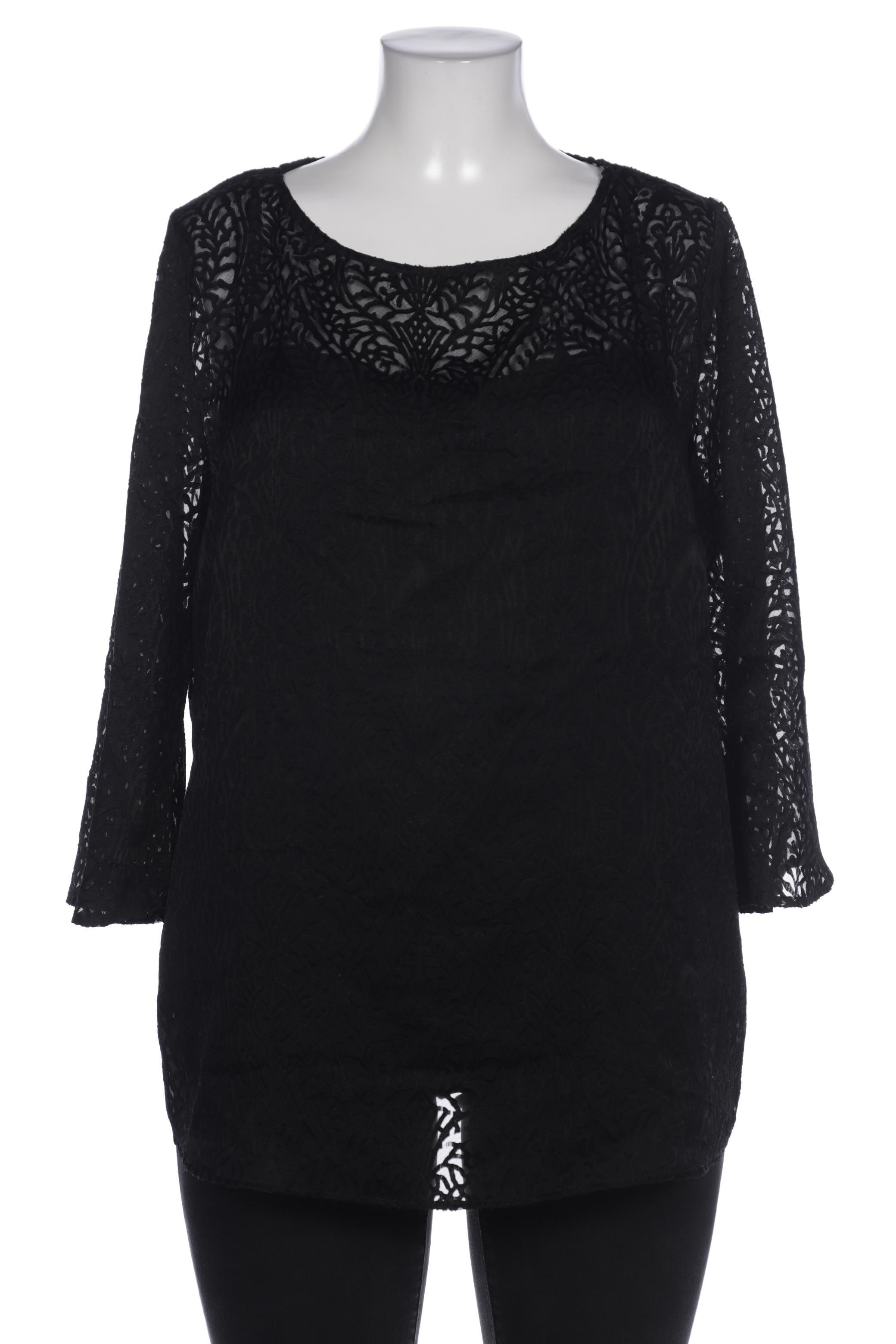 

eterna Damen Bluse, schwarz, Gr. 46