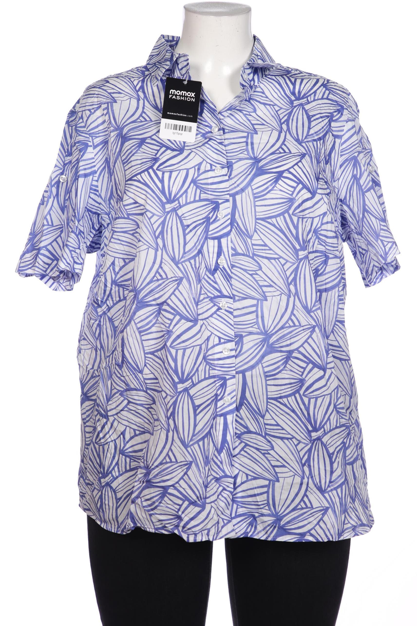 

eterna Damen Bluse, blau, Gr. 48