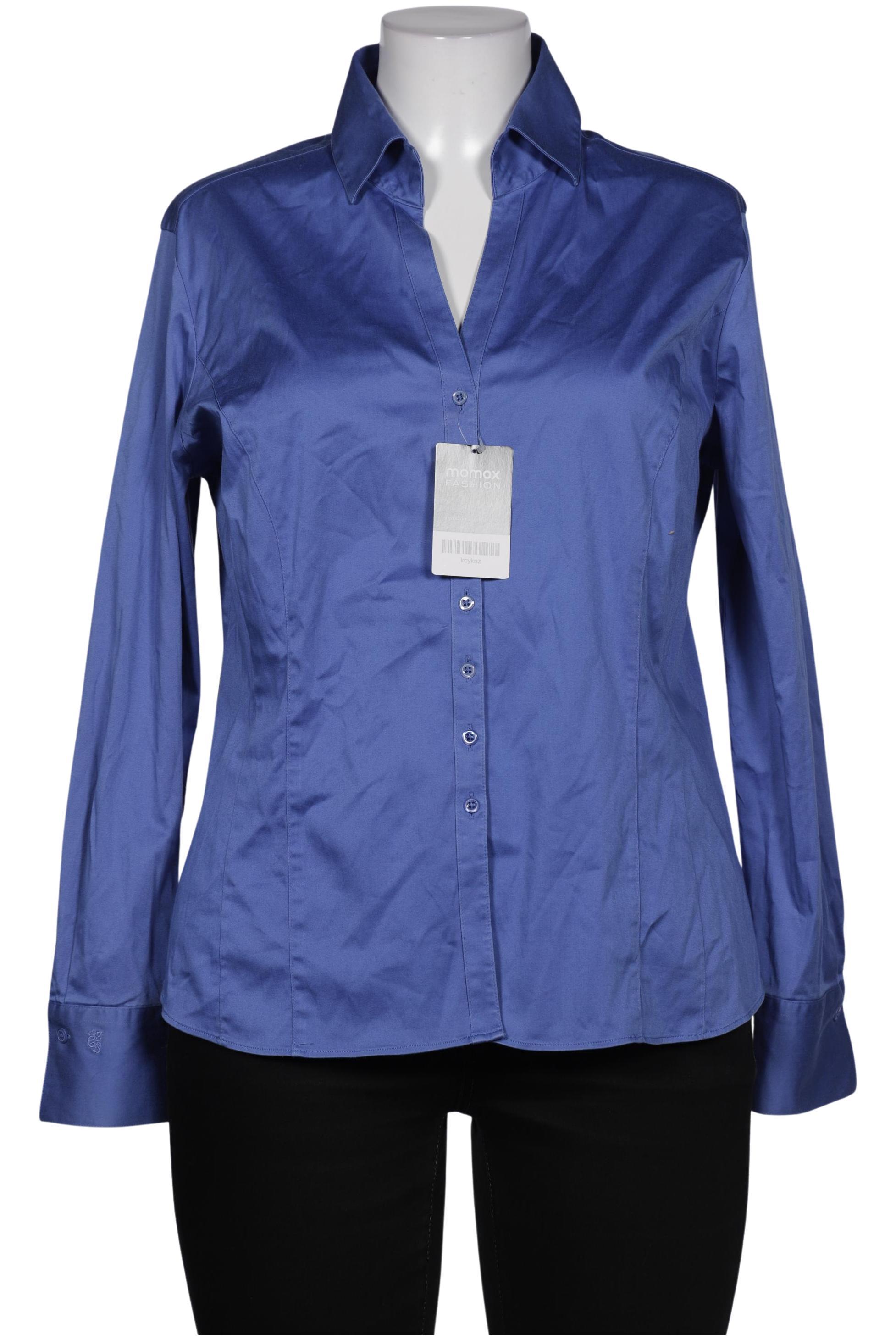 

eterna Damen Bluse, blau, Gr. 44