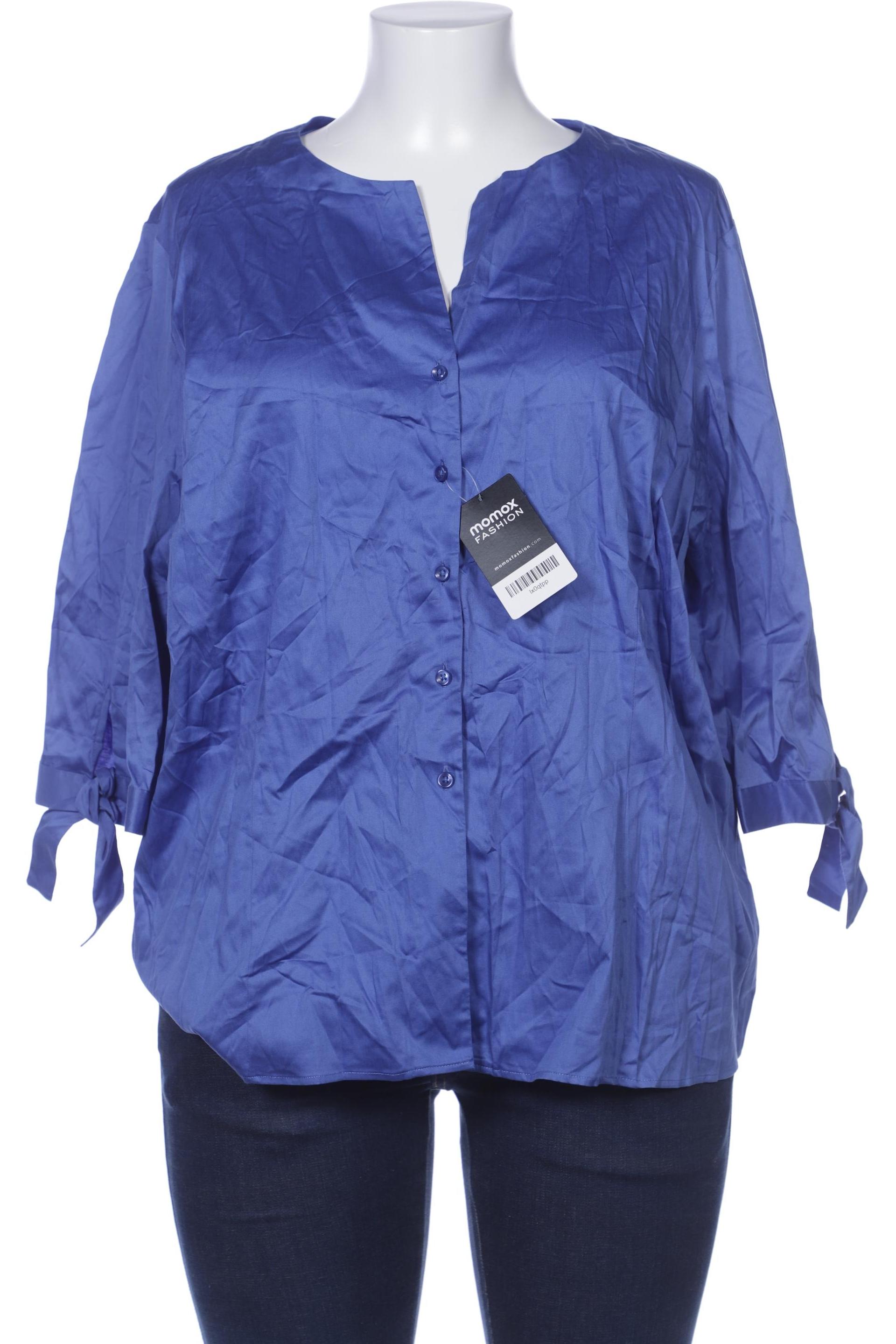 

eterna Damen Bluse, blau, Gr. 50