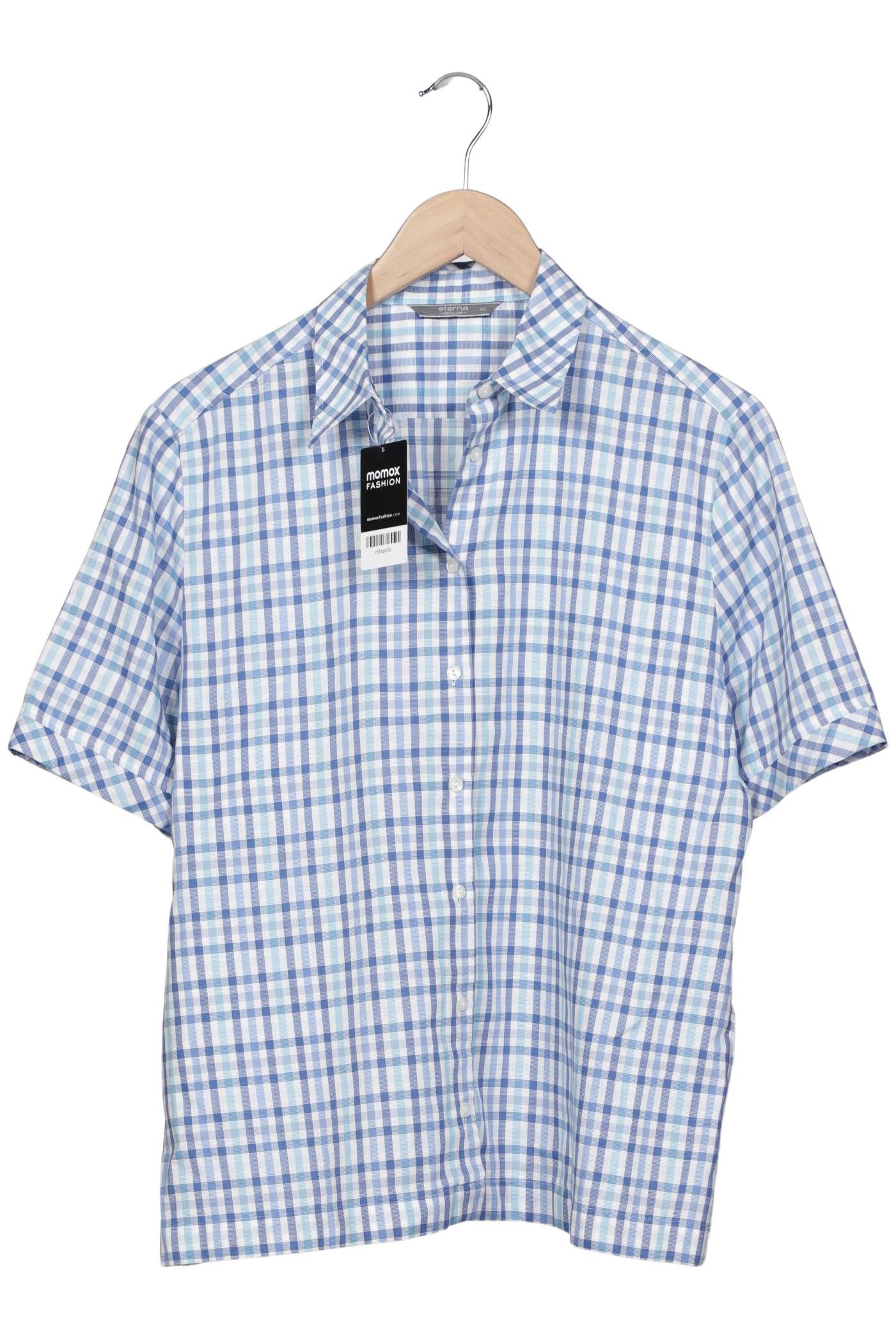 

eterna Damen Bluse, blau, Gr. 42