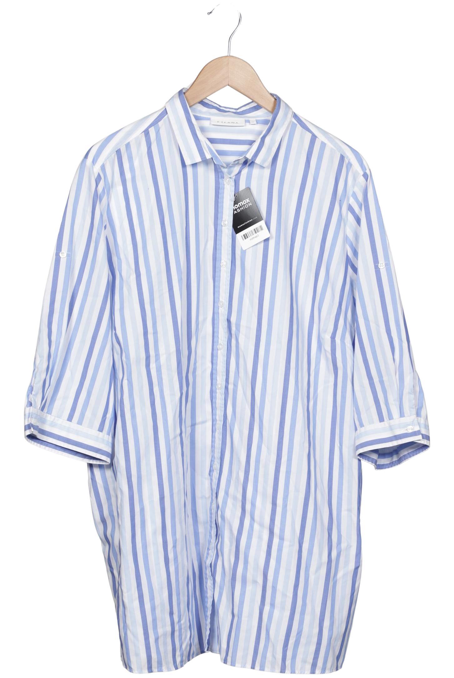 

eterna Damen Bluse, blau, Gr. 52