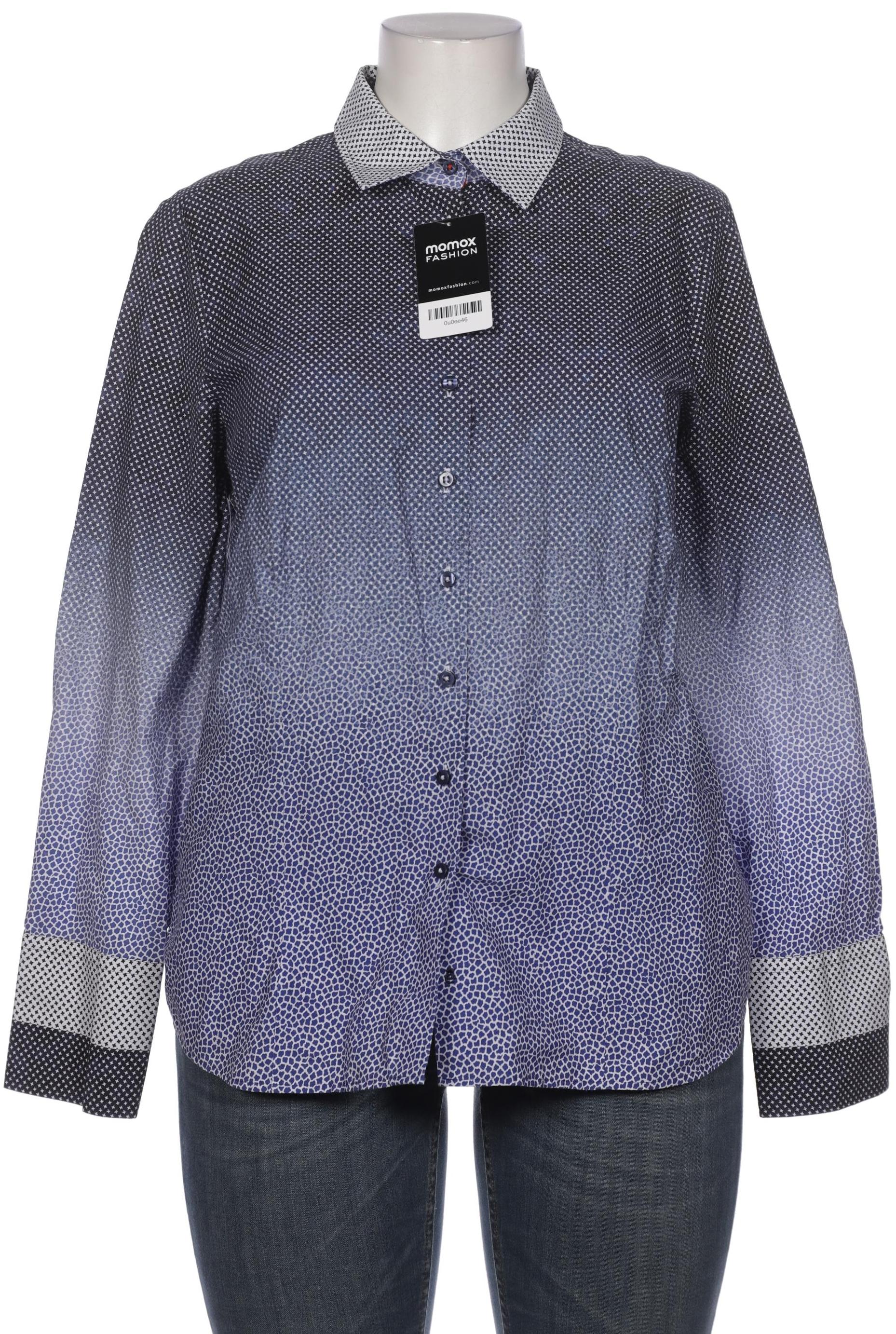 

eterna Damen Bluse, blau, Gr. 46
