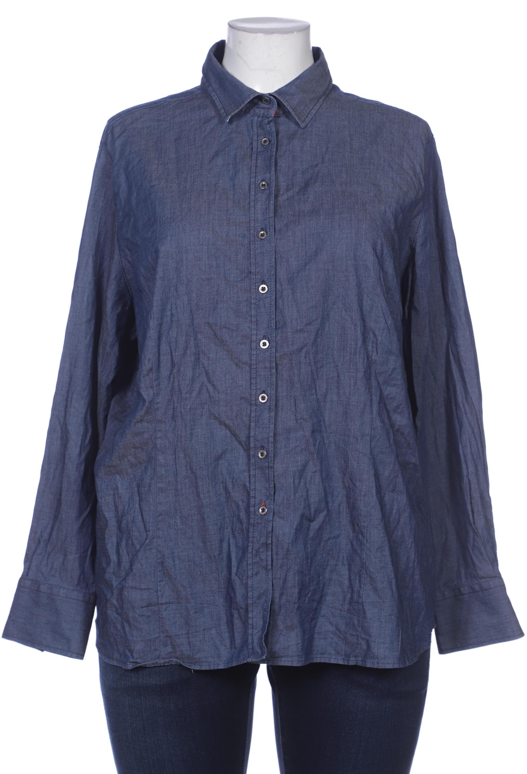 

eterna Damen Bluse, marineblau, Gr. 50