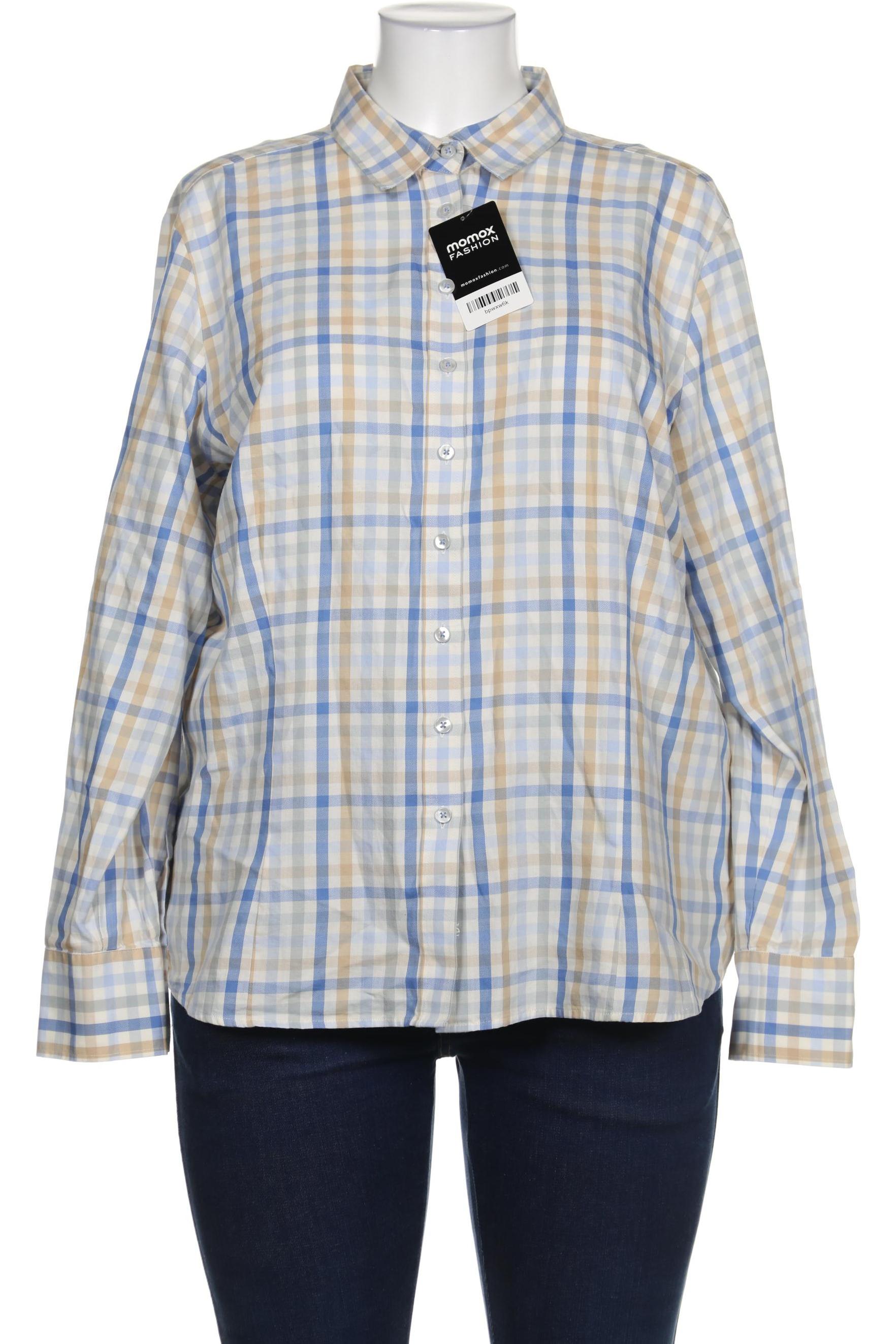 

eterna Damen Bluse, hellblau, Gr. 48