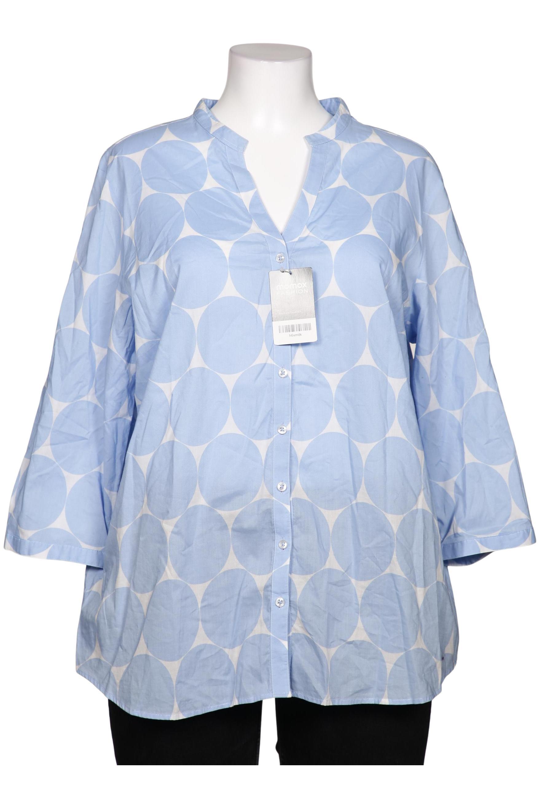 

eterna Damen Bluse, blau, Gr. 48