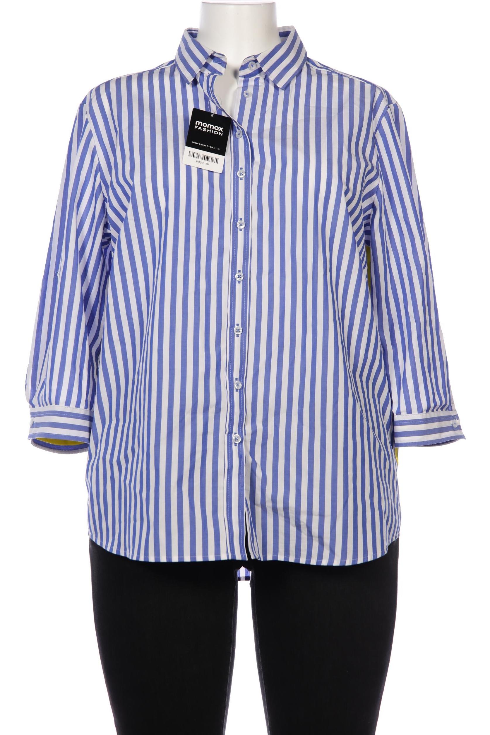 

eterna Damen Bluse, blau, Gr. 46