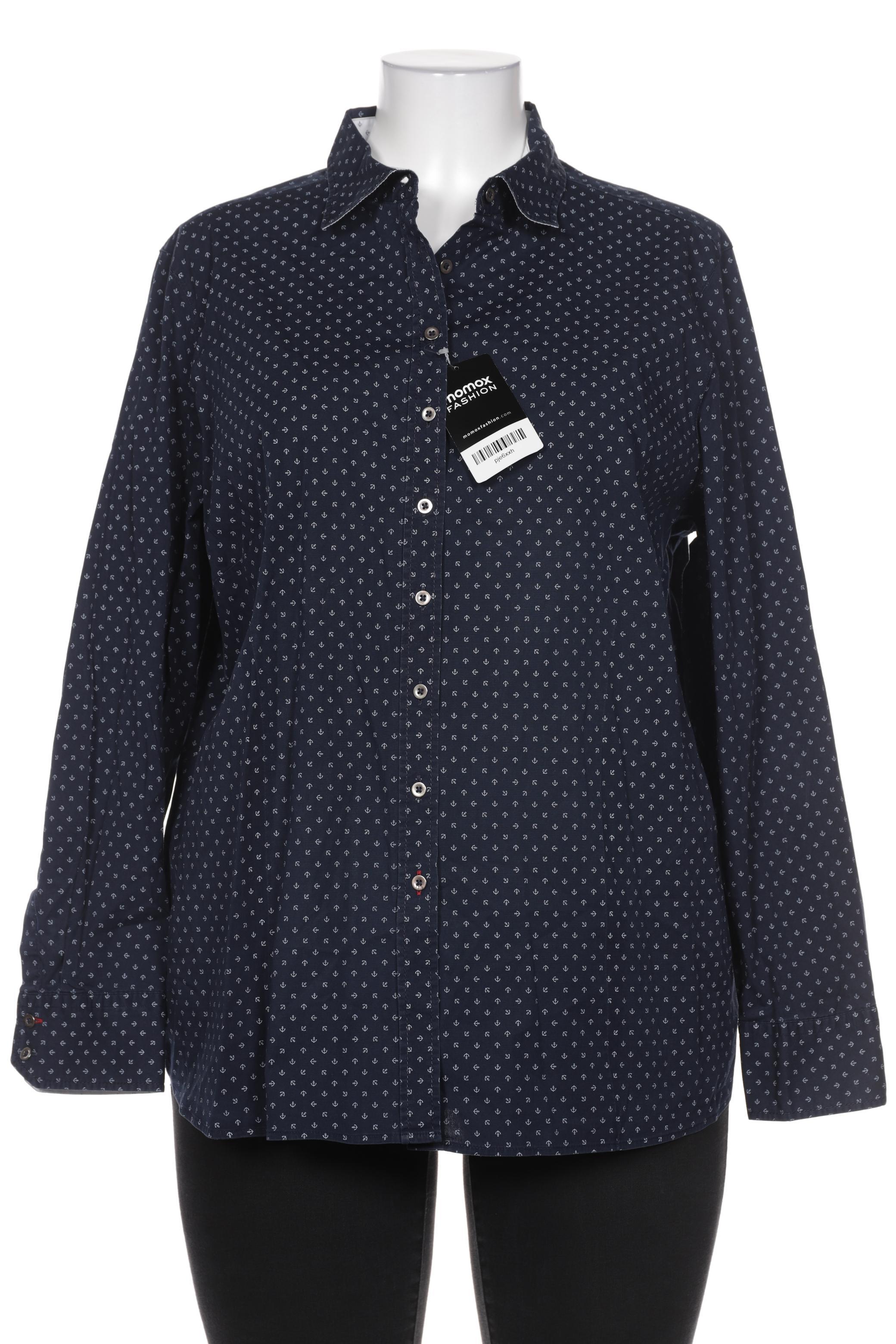 

eterna Damen Bluse, marineblau, Gr. 50