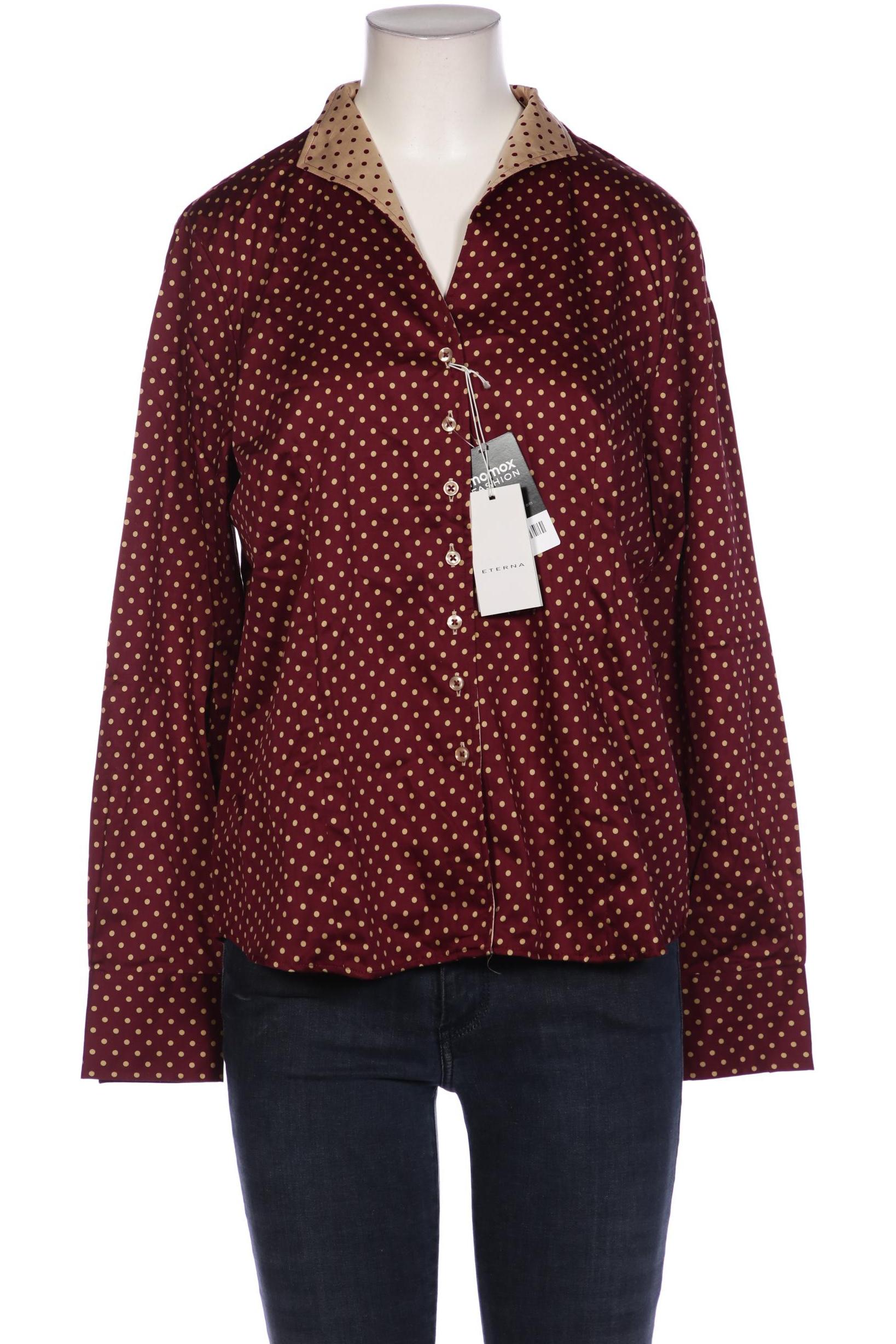 

eterna Damen Bluse, bordeaux, Gr. 40