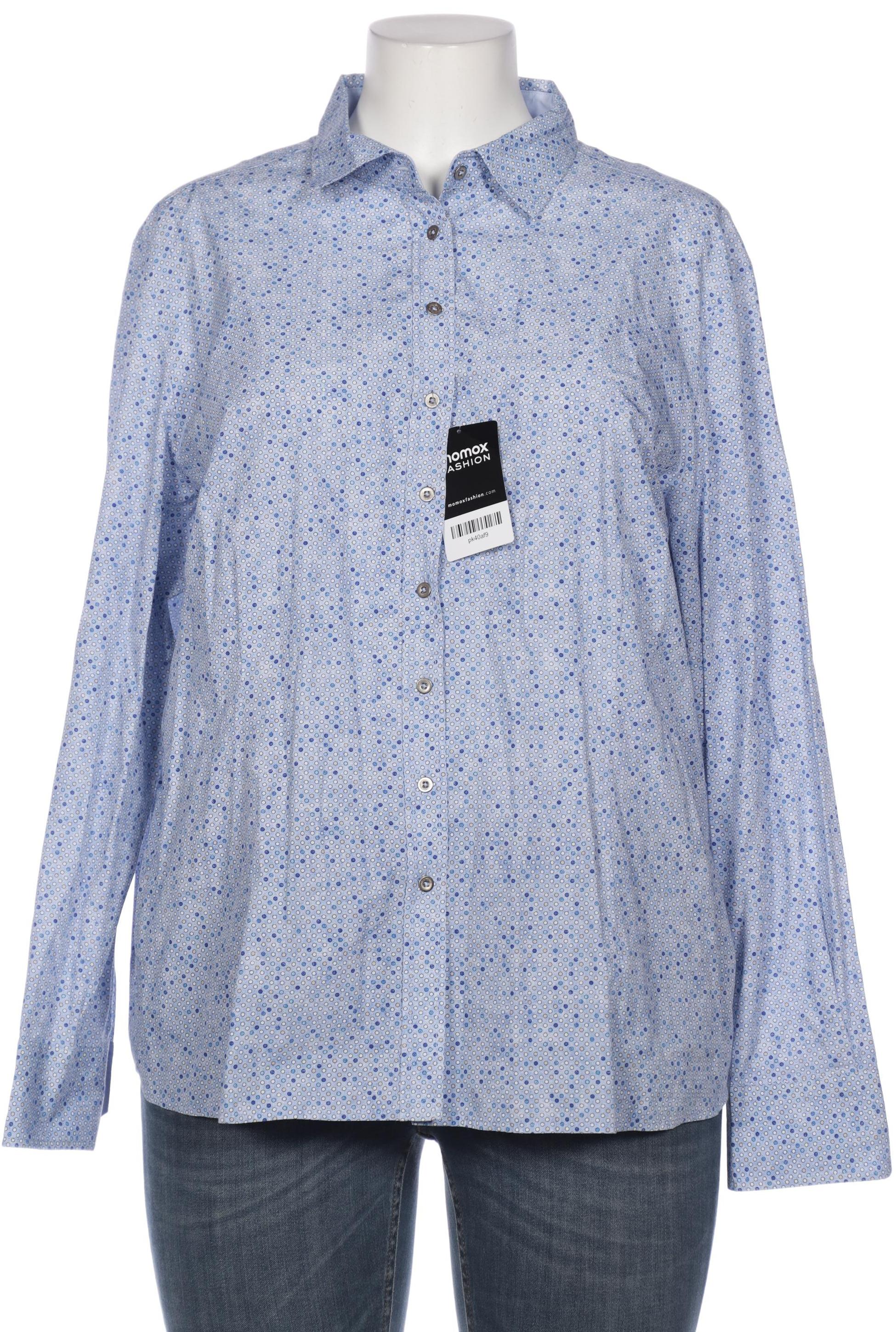 

eterna Damen Bluse, blau, Gr. 48
