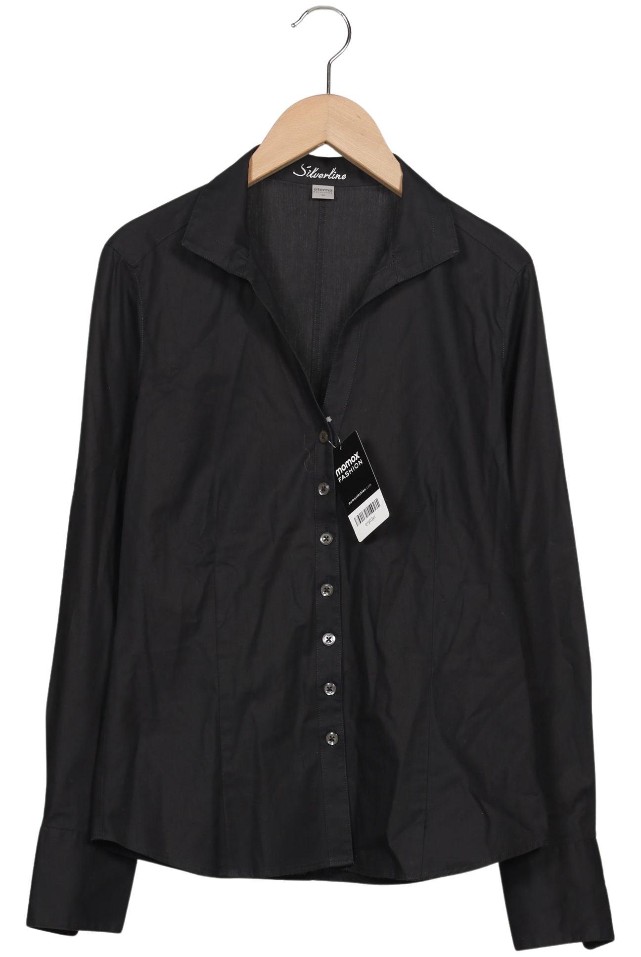 

eterna Damen Bluse, schwarz, Gr. 34