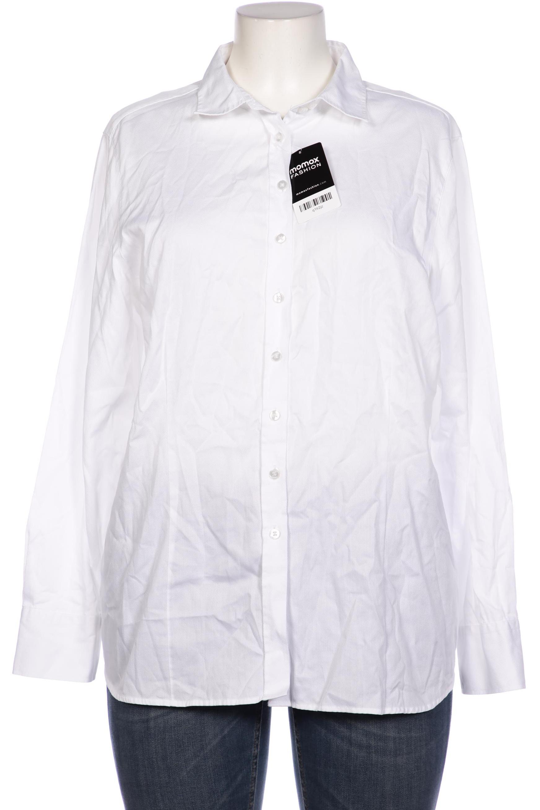 

eterna Damen Bluse, weiß, Gr. 48