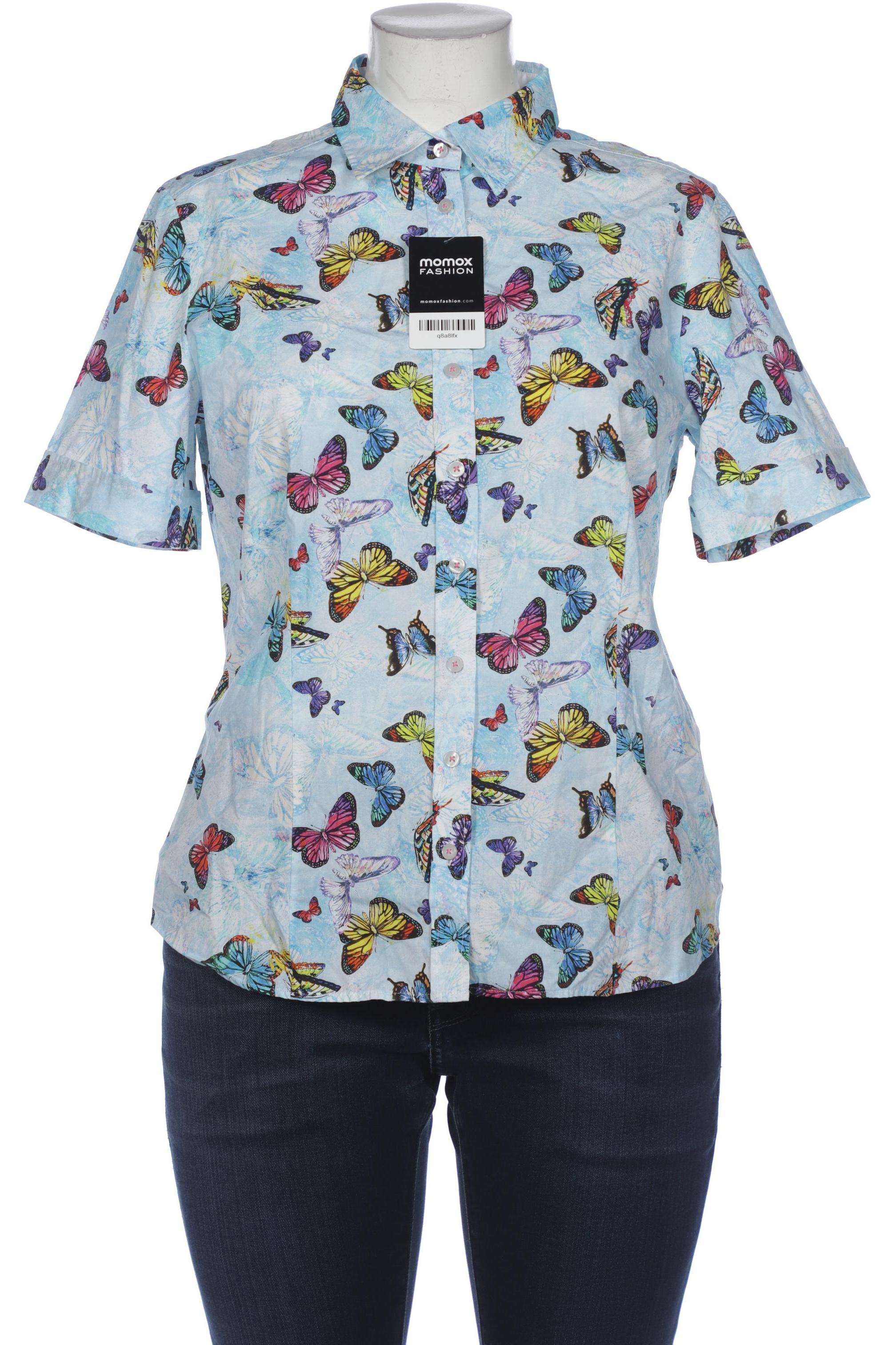 

eterna Damen Bluse, blau, Gr. 42