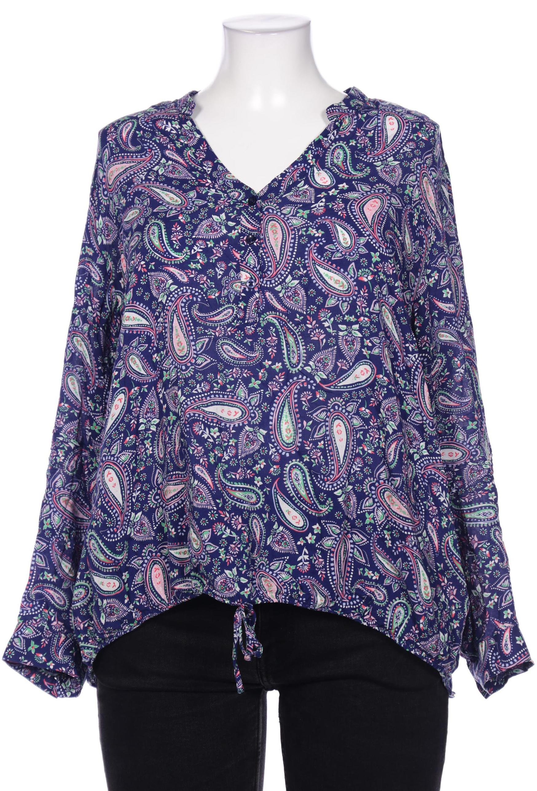 

eterna Damen Bluse, blau, Gr. 48