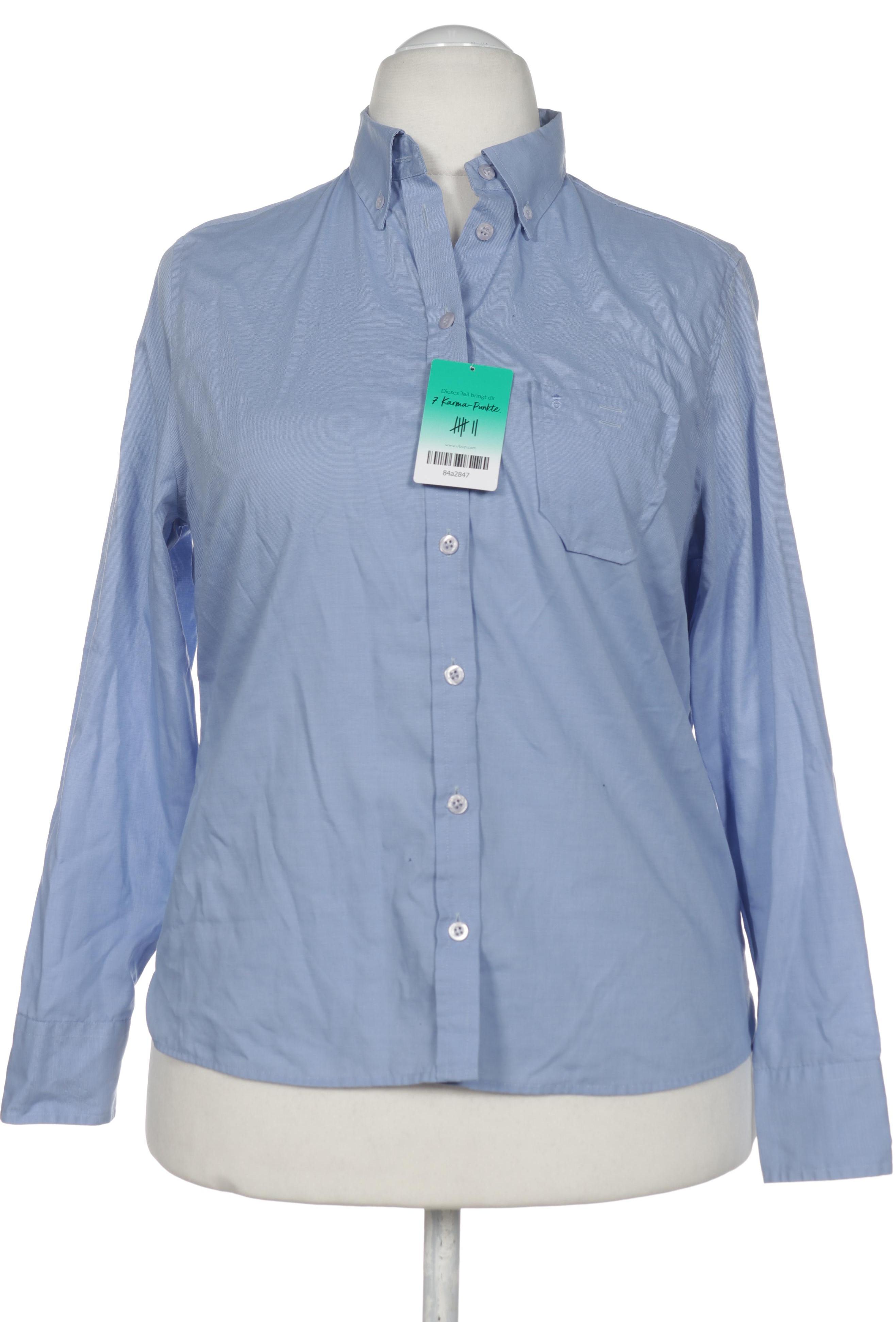 

eterna Damen Bluse, blau, Gr. 42