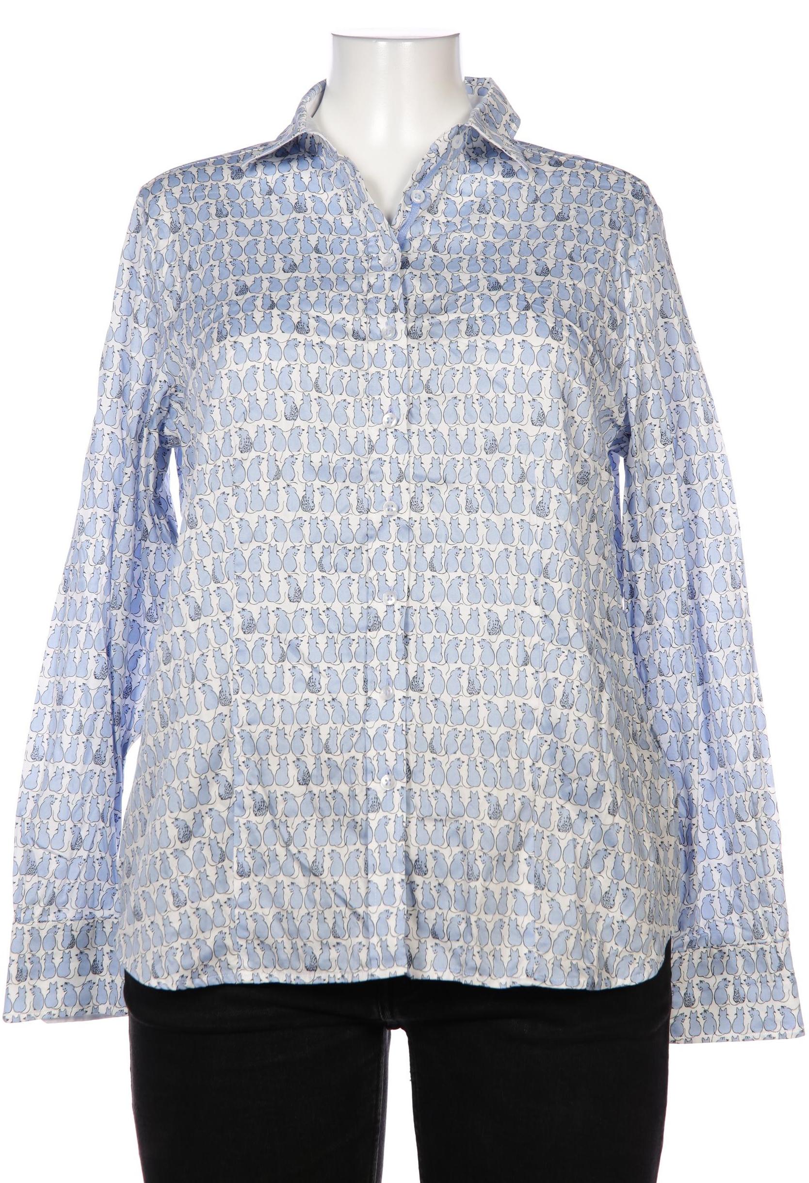 

eterna Damen Bluse, hellblau, Gr. 44