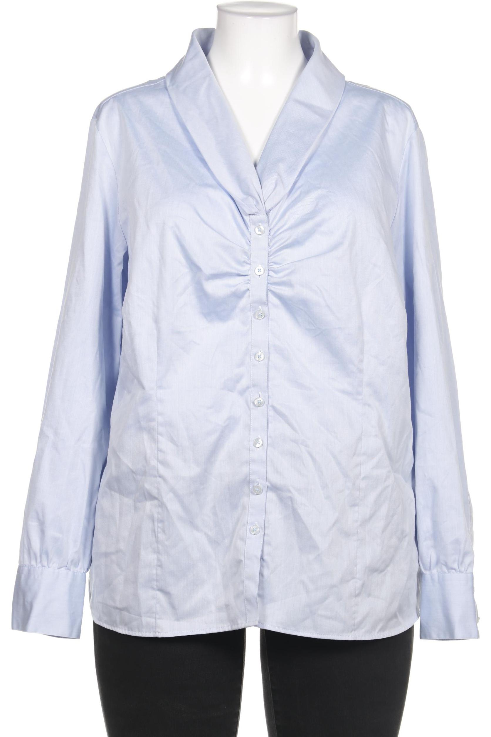 

eterna Damen Bluse, hellblau, Gr. 48