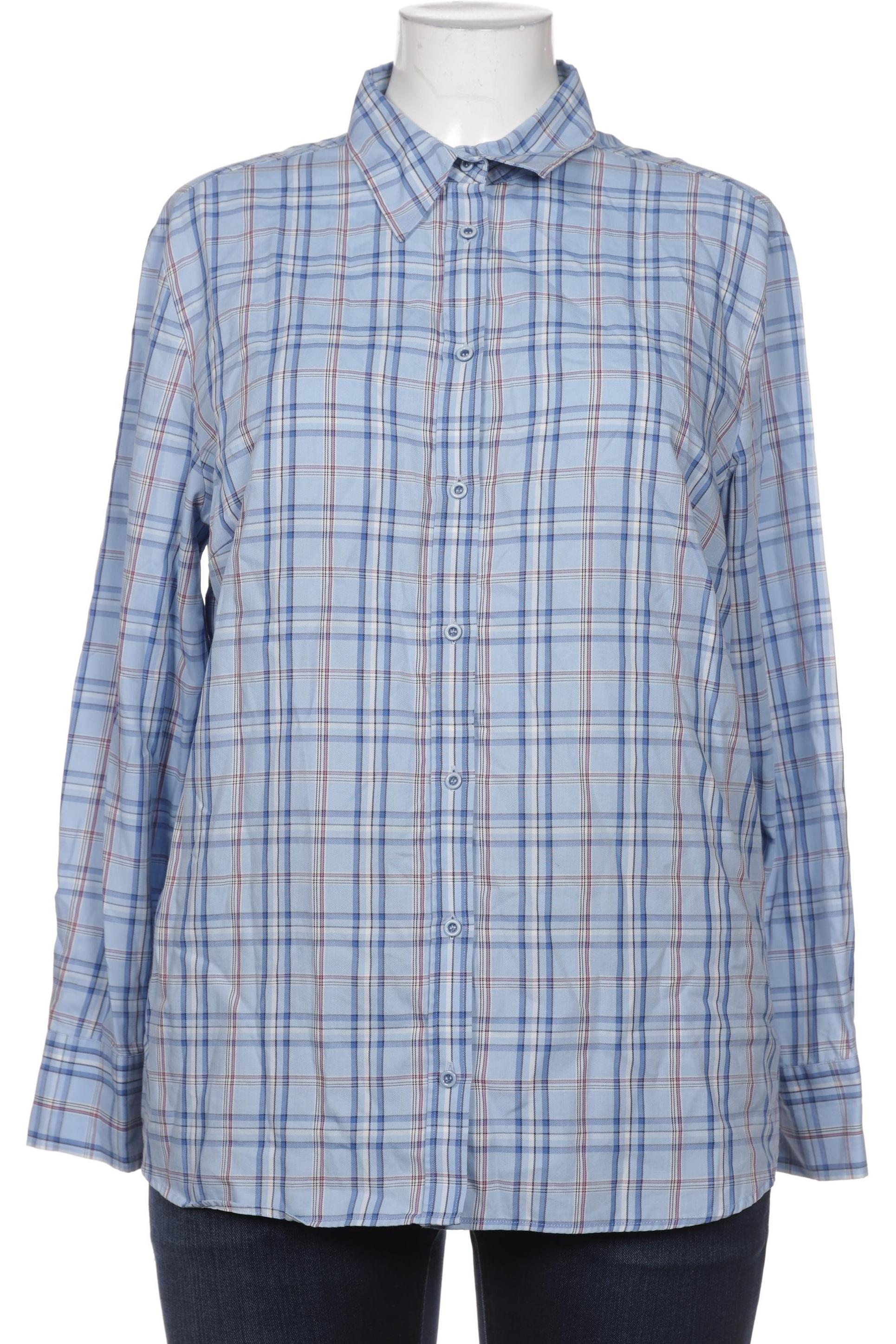 

eterna Damen Bluse, blau, Gr. 46