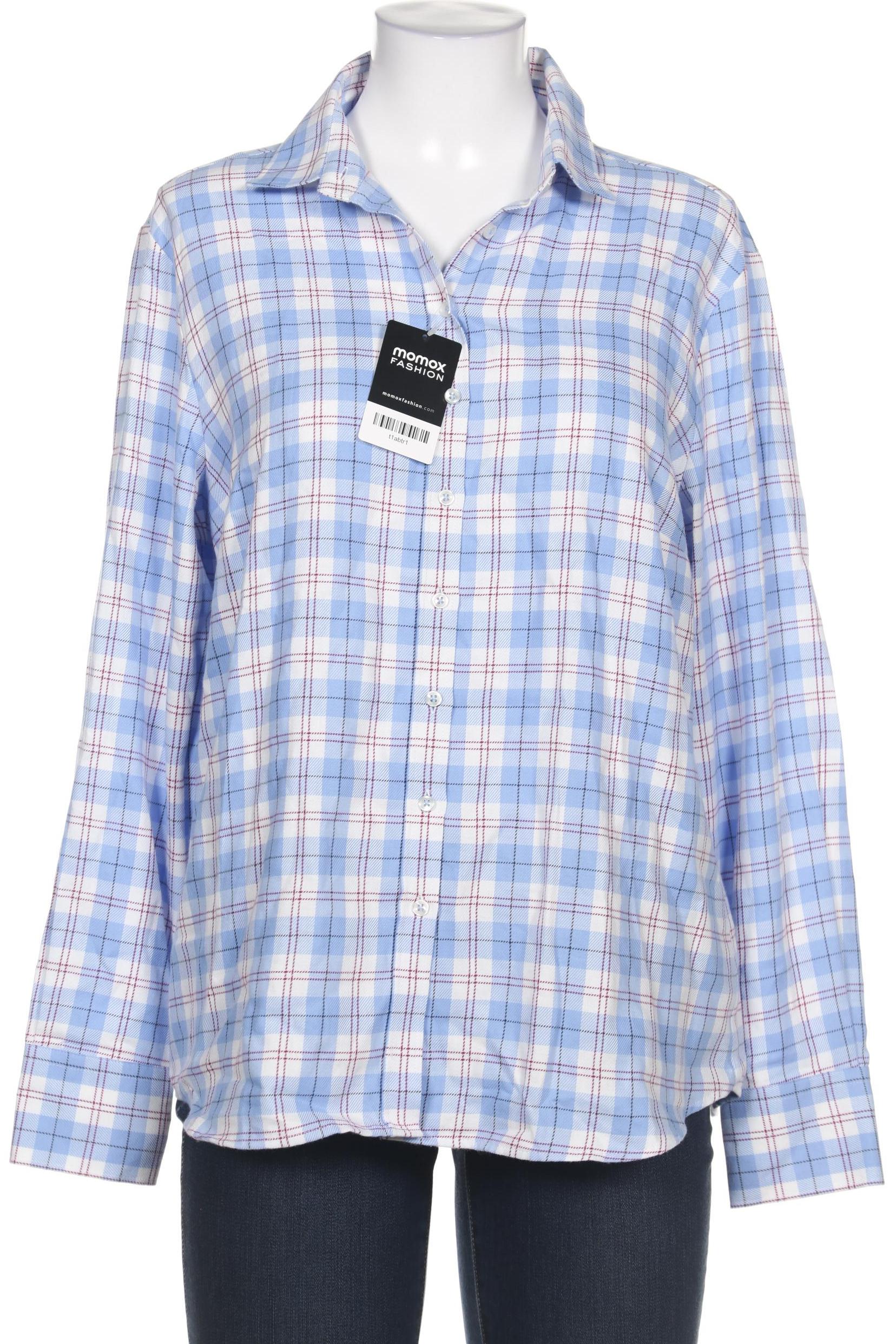 

eterna Damen Bluse, blau, Gr. 52