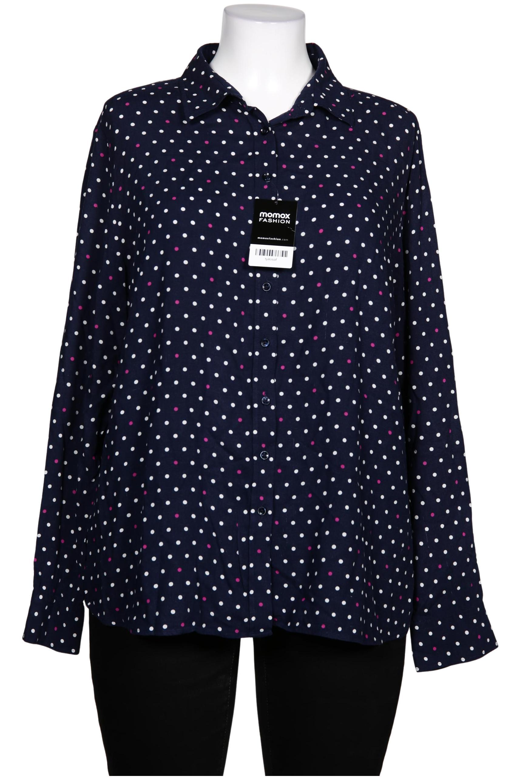 

eterna Damen Bluse, marineblau, Gr. 48