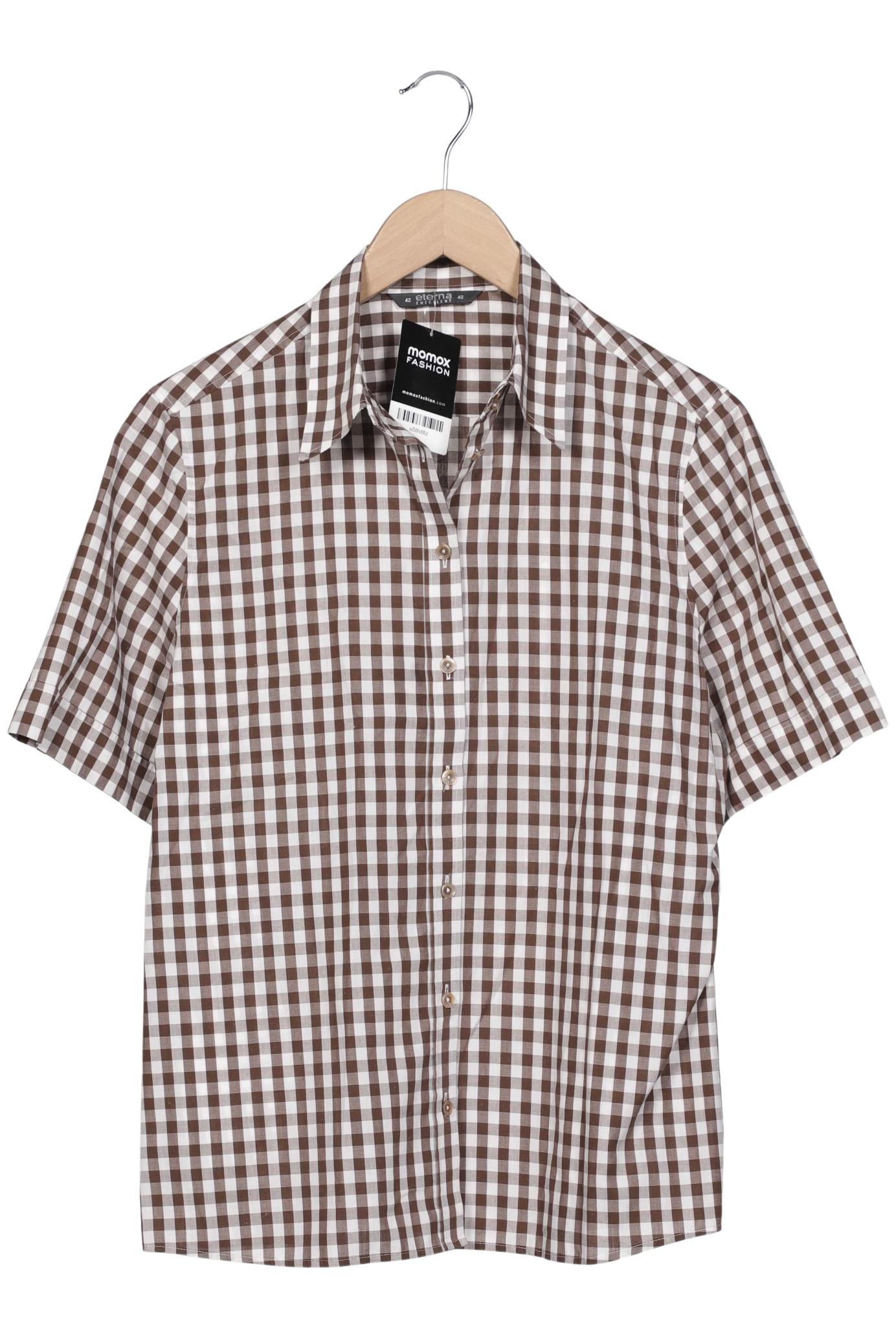 

eterna Damen Bluse, braun, Gr. 42