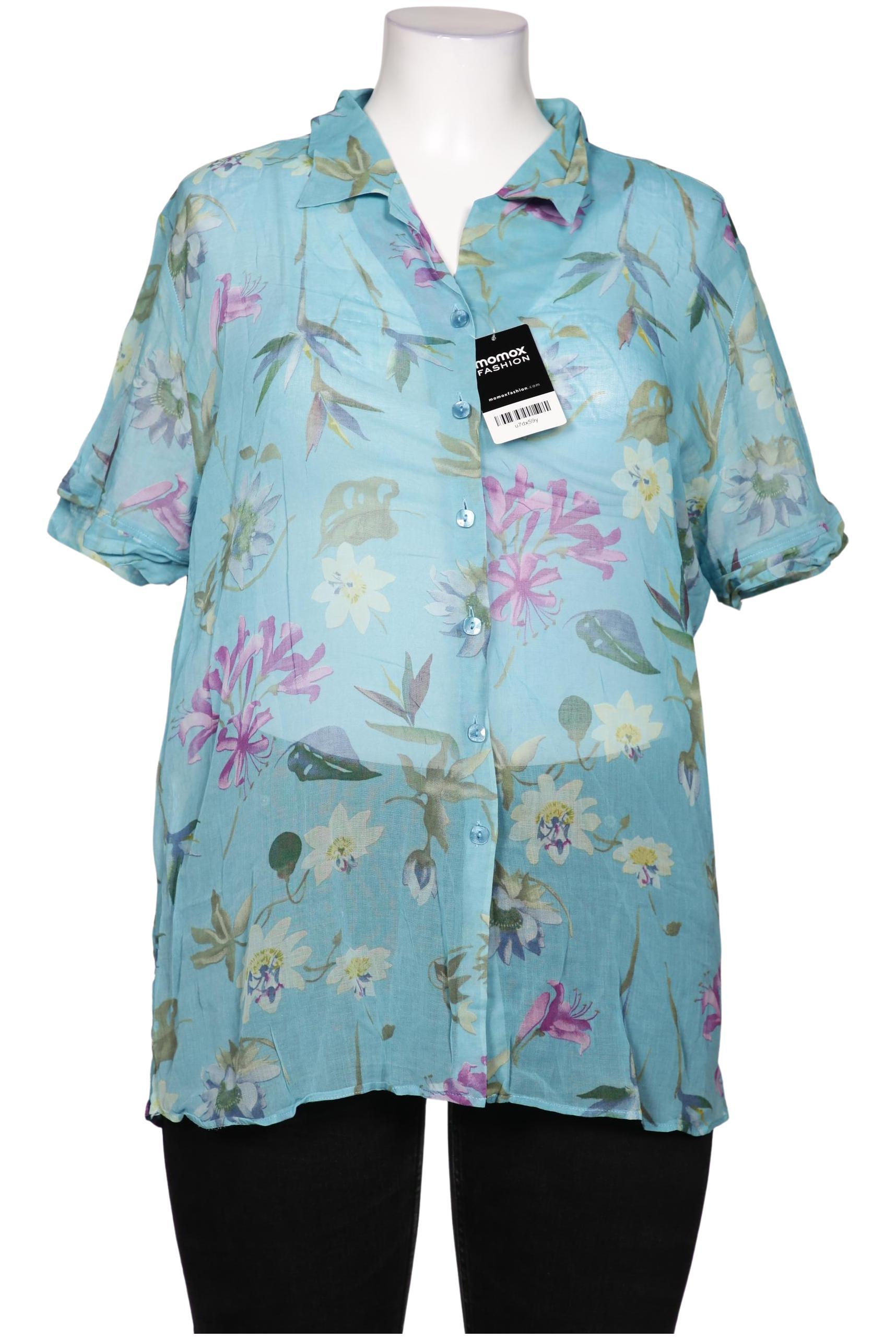 

eterna Damen Bluse, blau, Gr. 48