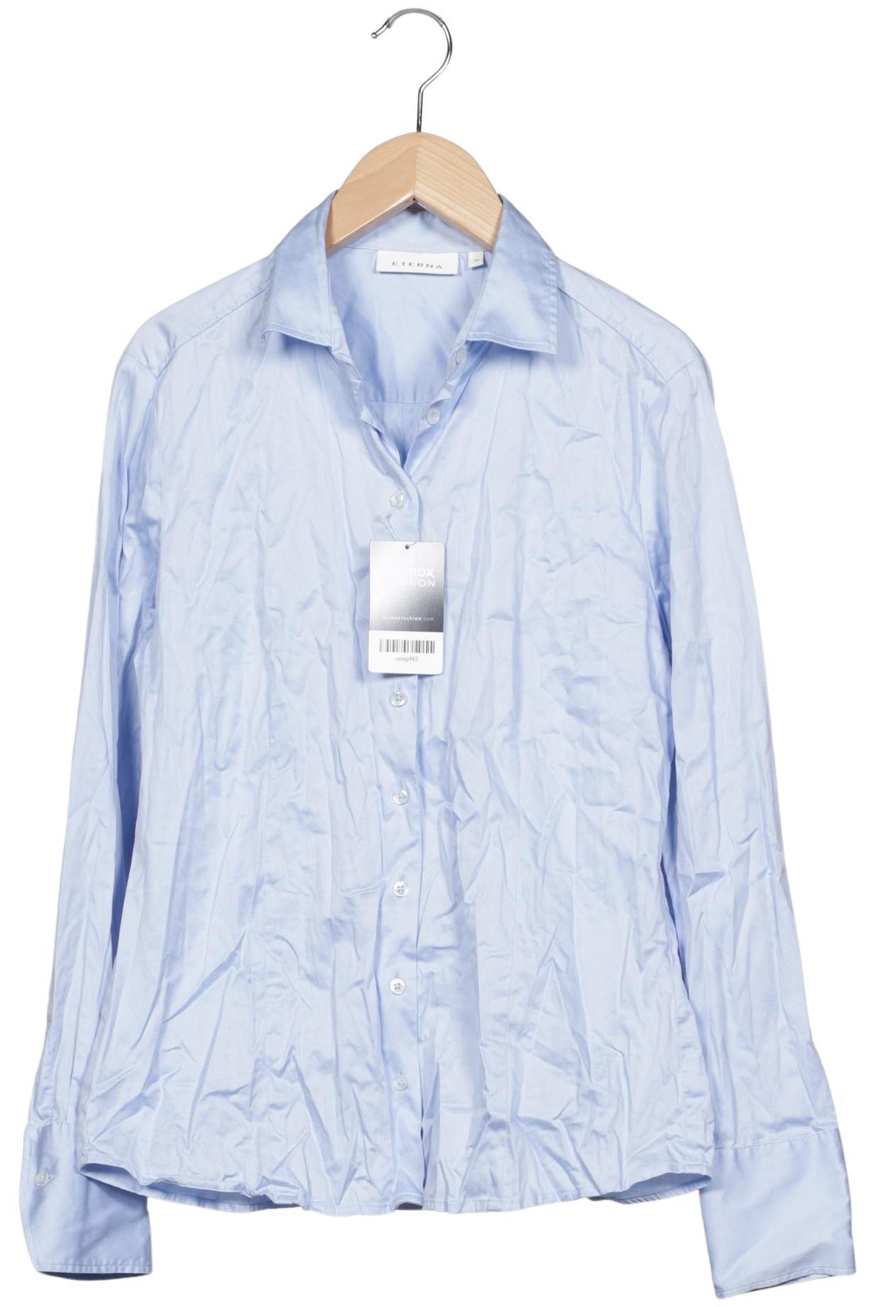 

eterna Damen Bluse, hellblau, Gr. 38