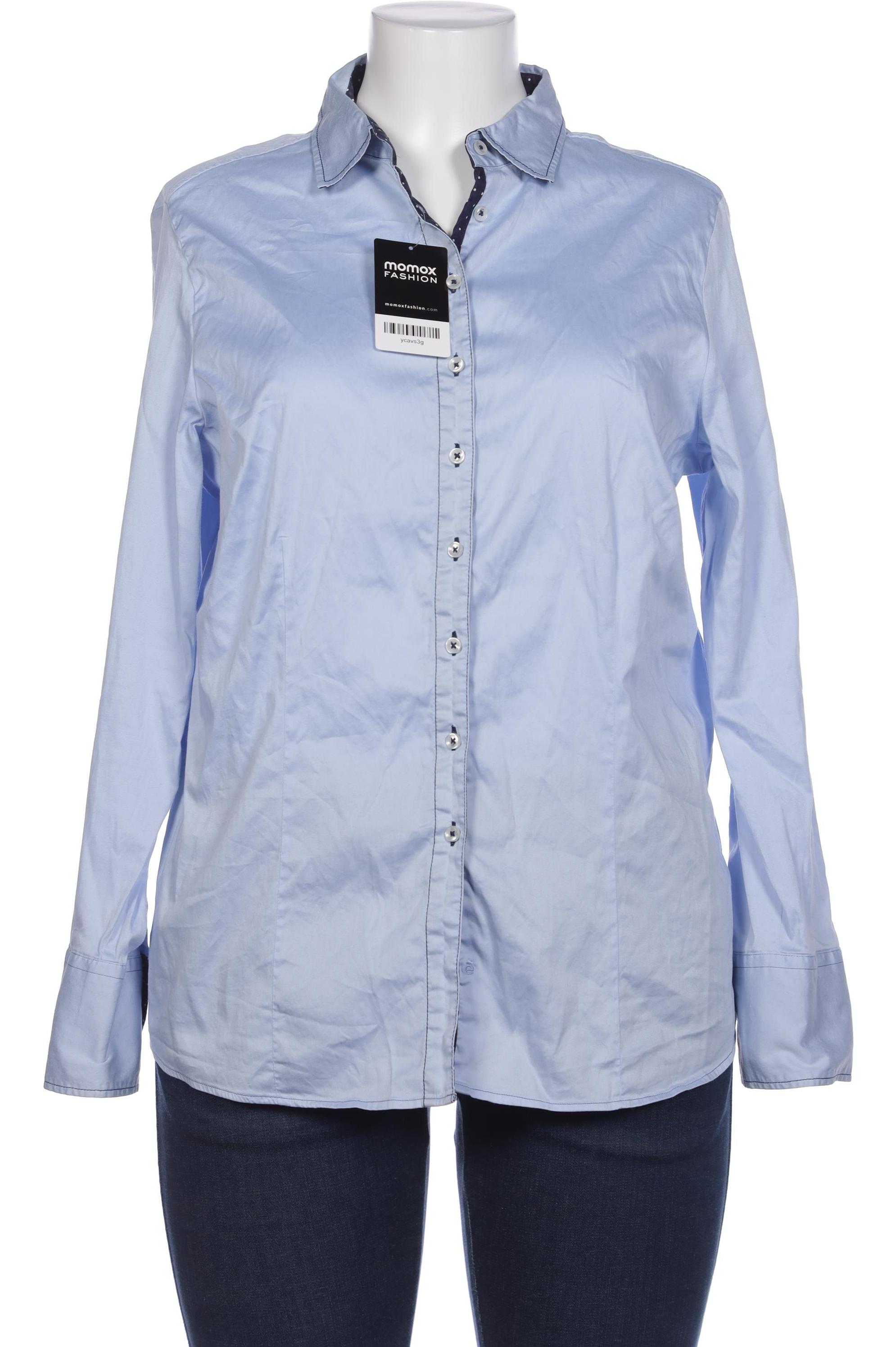 

eterna Damen Bluse, blau, Gr. 46