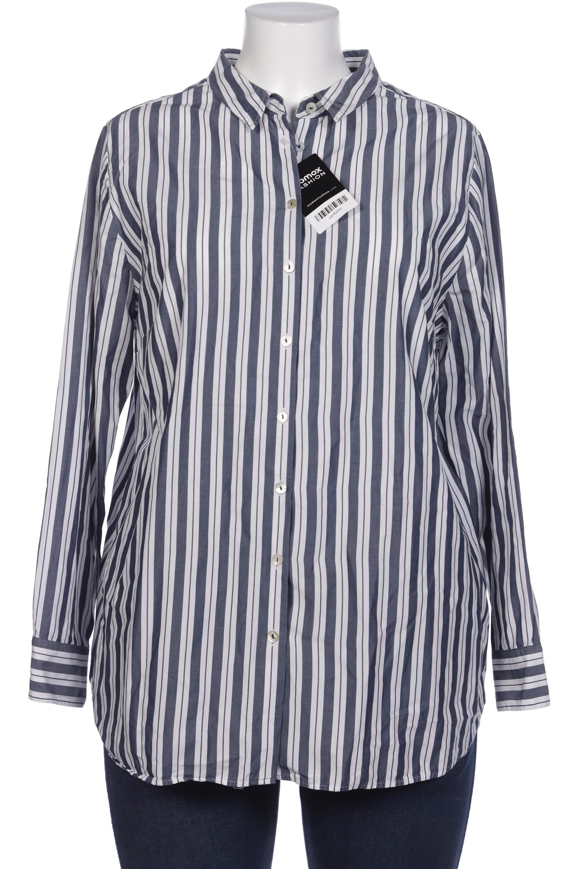 

eterna Damen Bluse, blau, Gr. 48