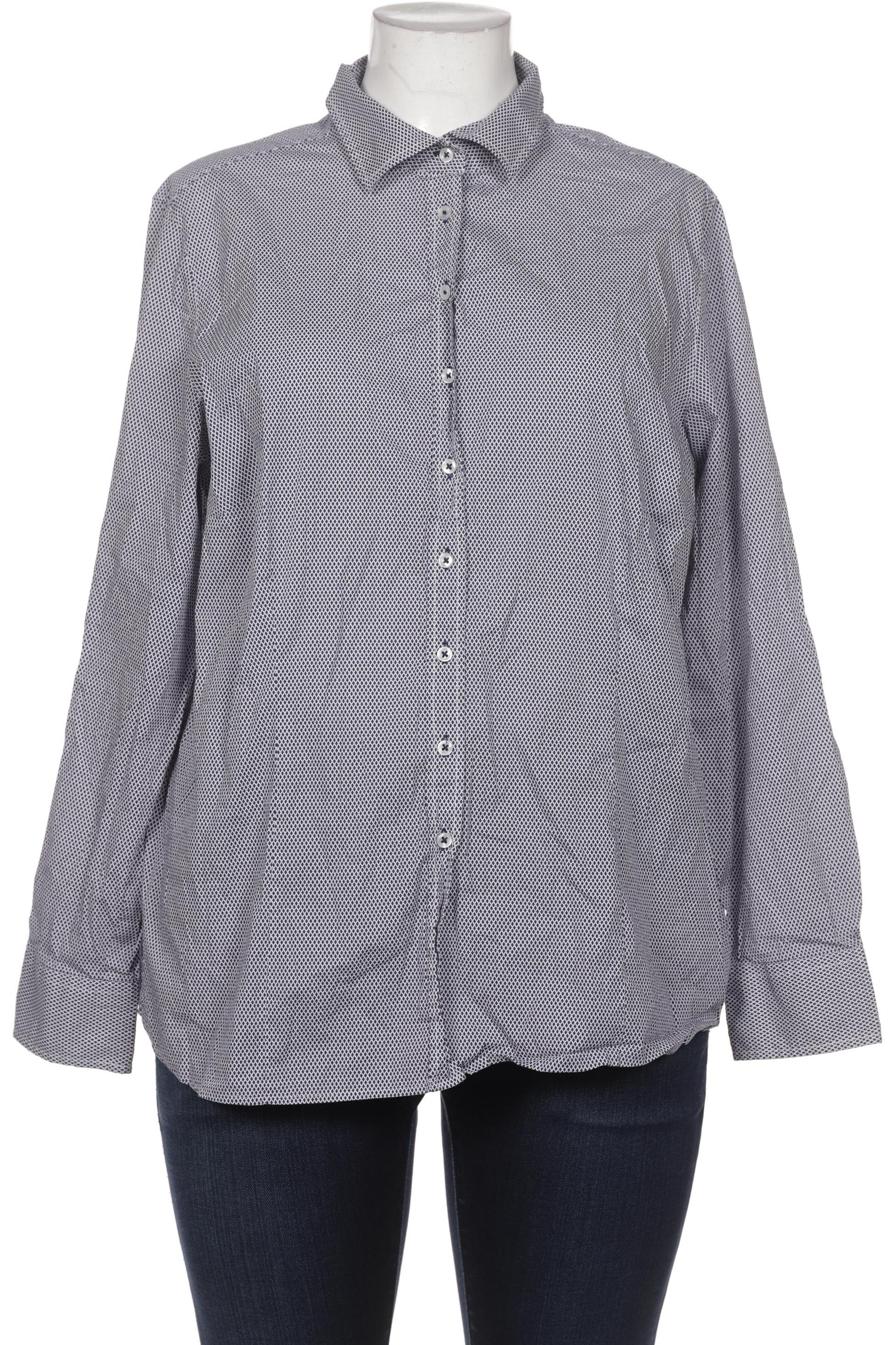 

eterna Damen Bluse, marineblau, Gr. 48