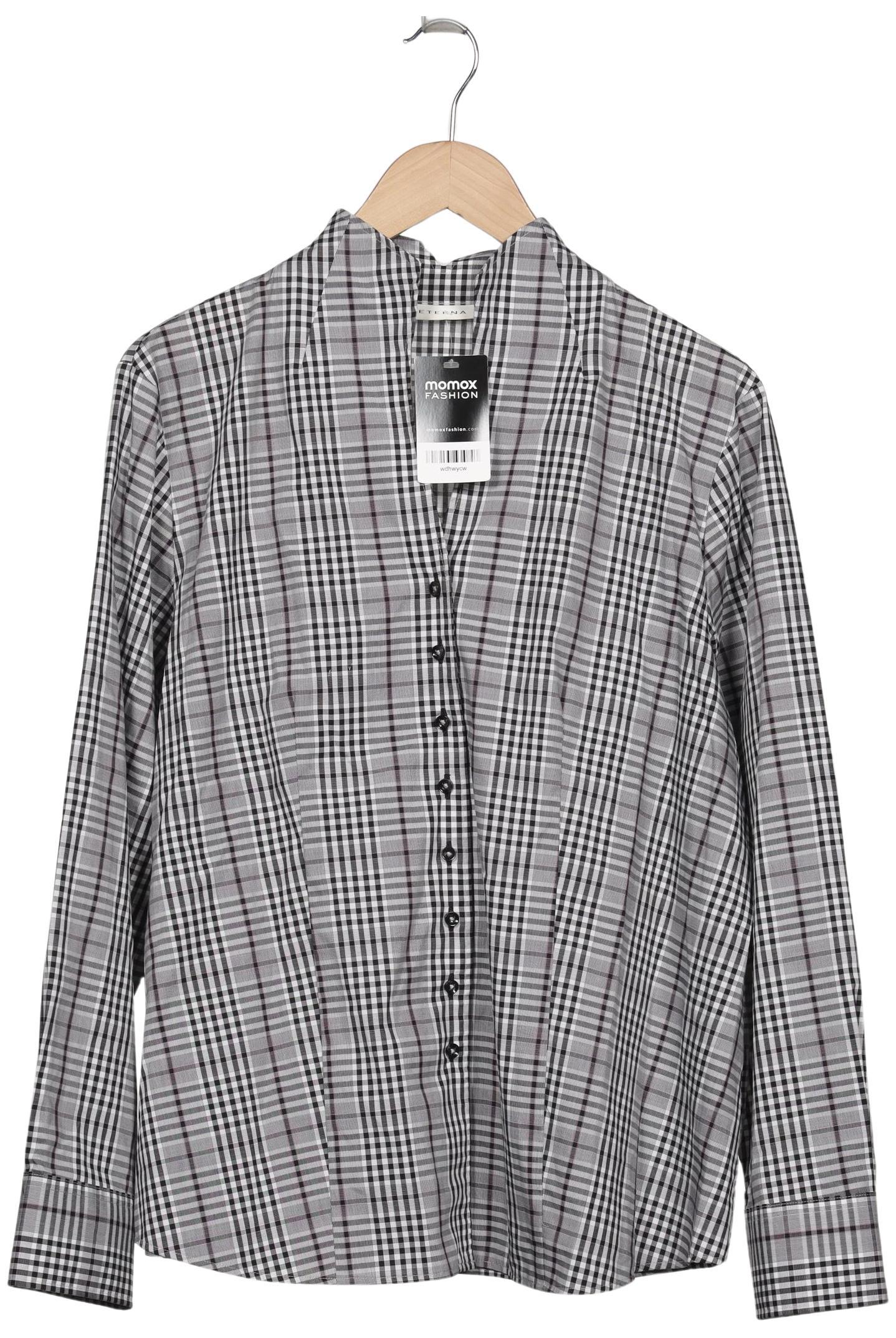 

eterna Damen Bluse, grau, Gr. 46