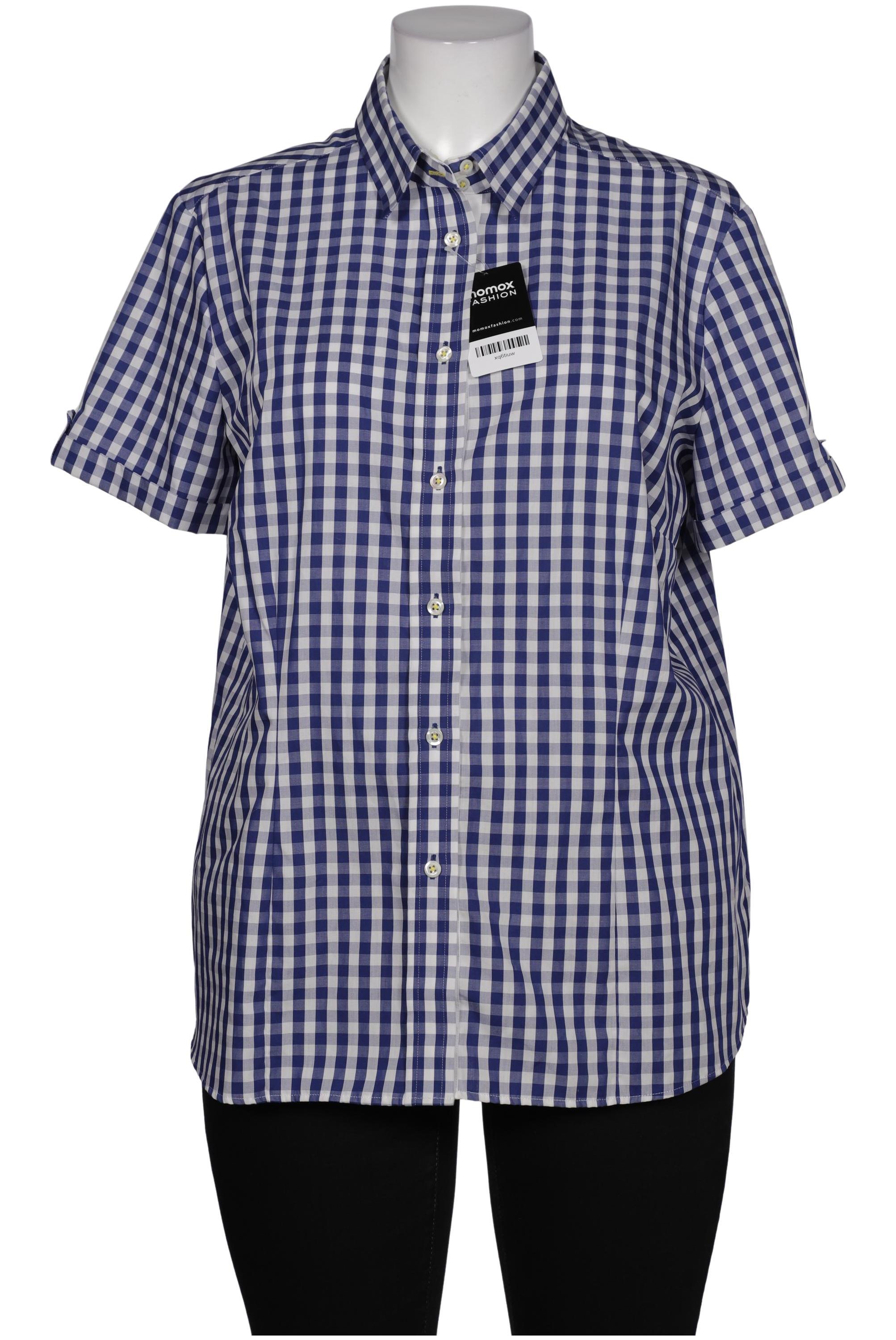 

eterna Damen Bluse, blau, Gr. 46